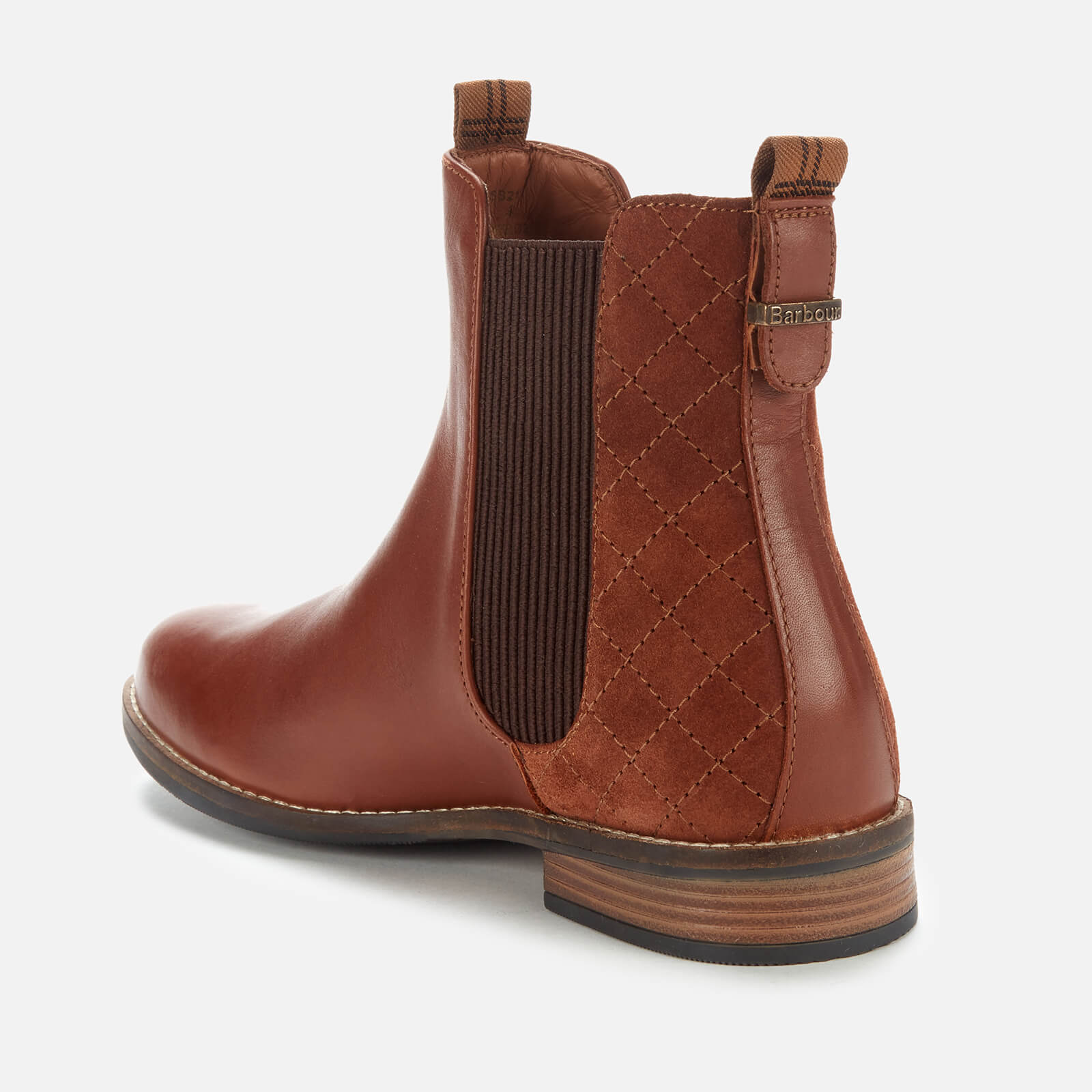 Barbour Women s Badminton Leather Chelsea Boots Tan