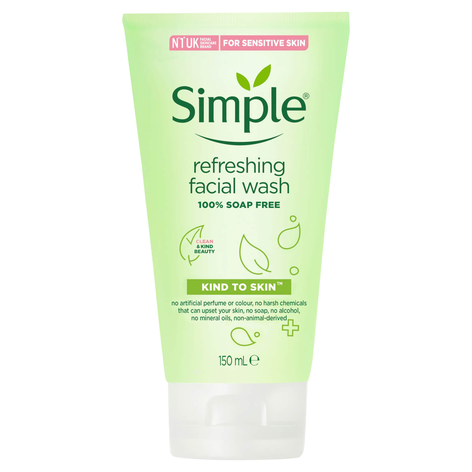 Simple Kind to Skin Face Wash Refreshing 150ml
