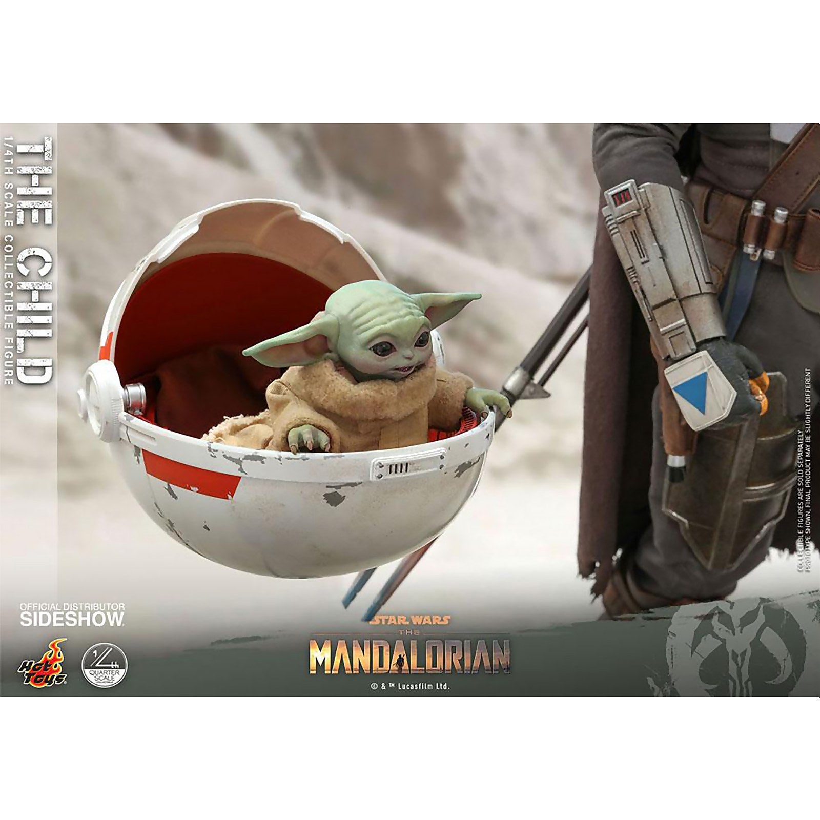 Hot Toys Star Wars The Mandalorian Action Figure 1/4 The Child 9