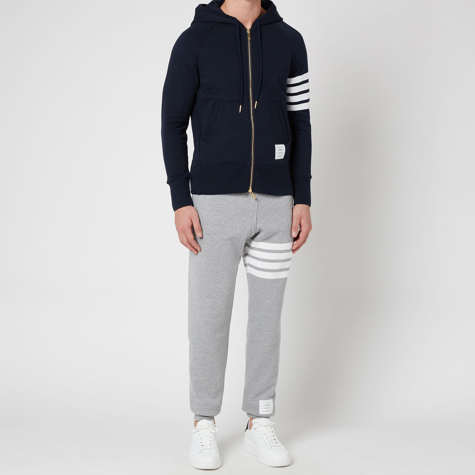 Thom Browne Men's 4-Bar Classic Sweatpants - Light Grey - 1/S | Coggles