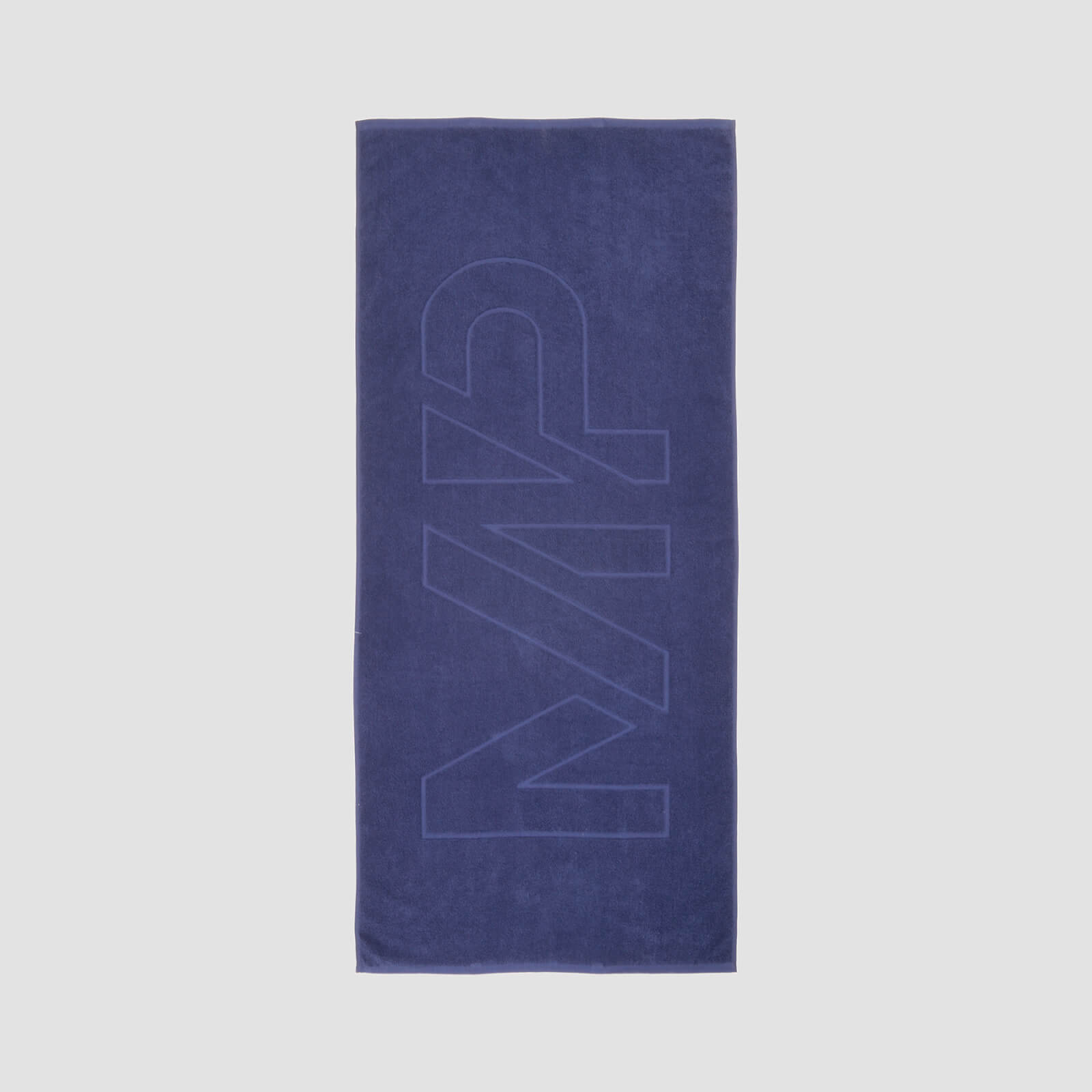 Плажна кърпа с логото на MP - морско синьо