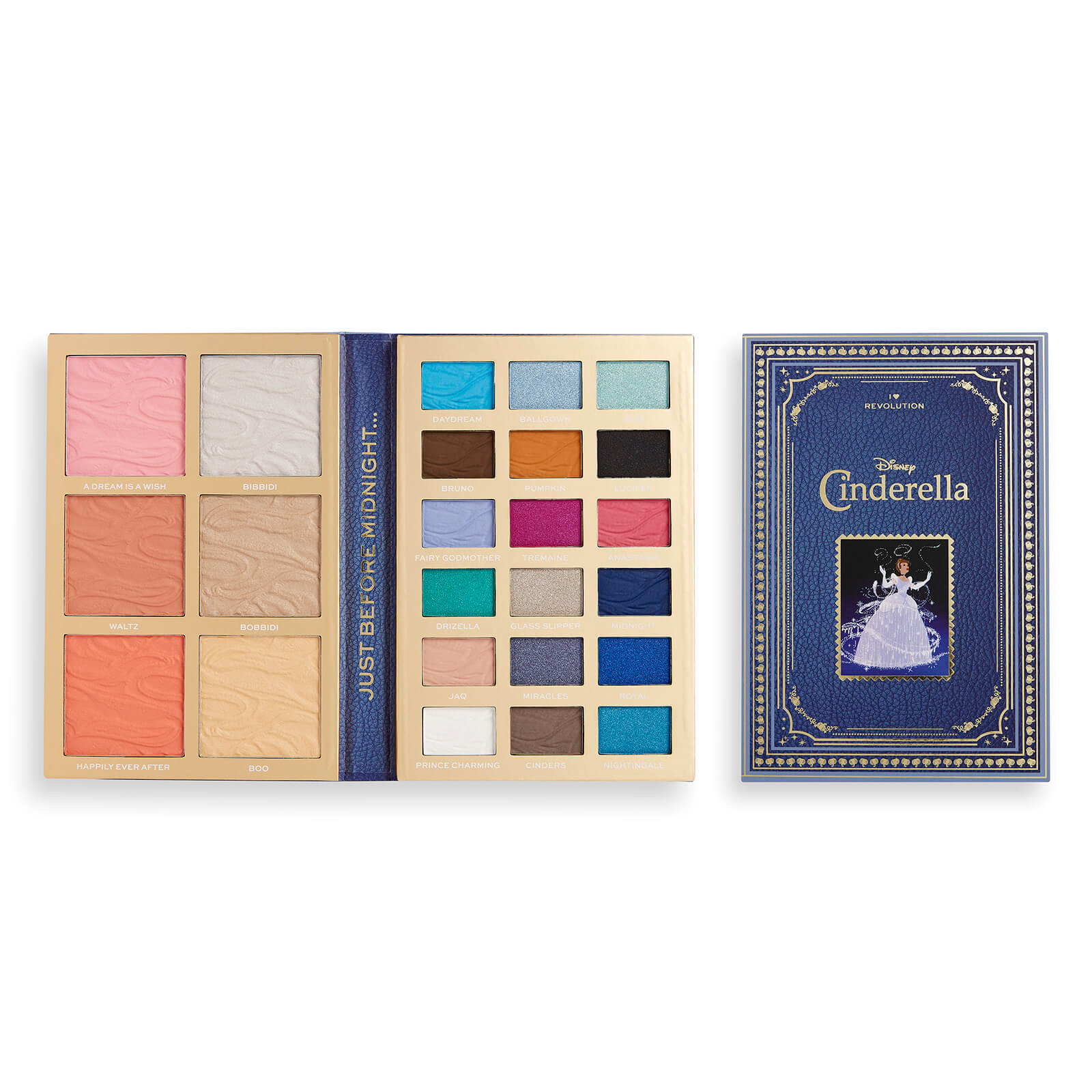 I Heart Revolution X Disney Storybook Palette Cinderella 