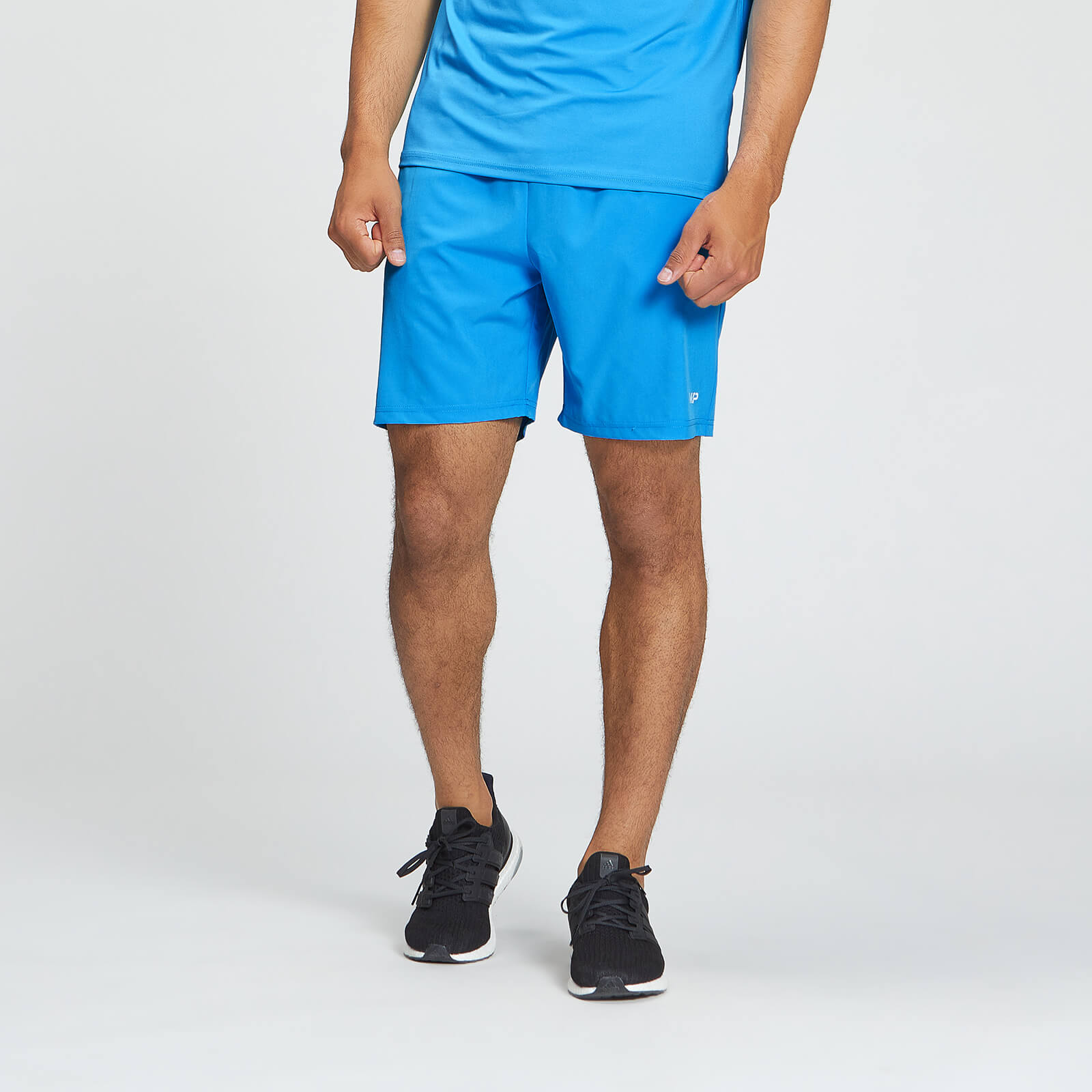 MP Men's Tempo Graphic Shorts - Bright Blue - XS