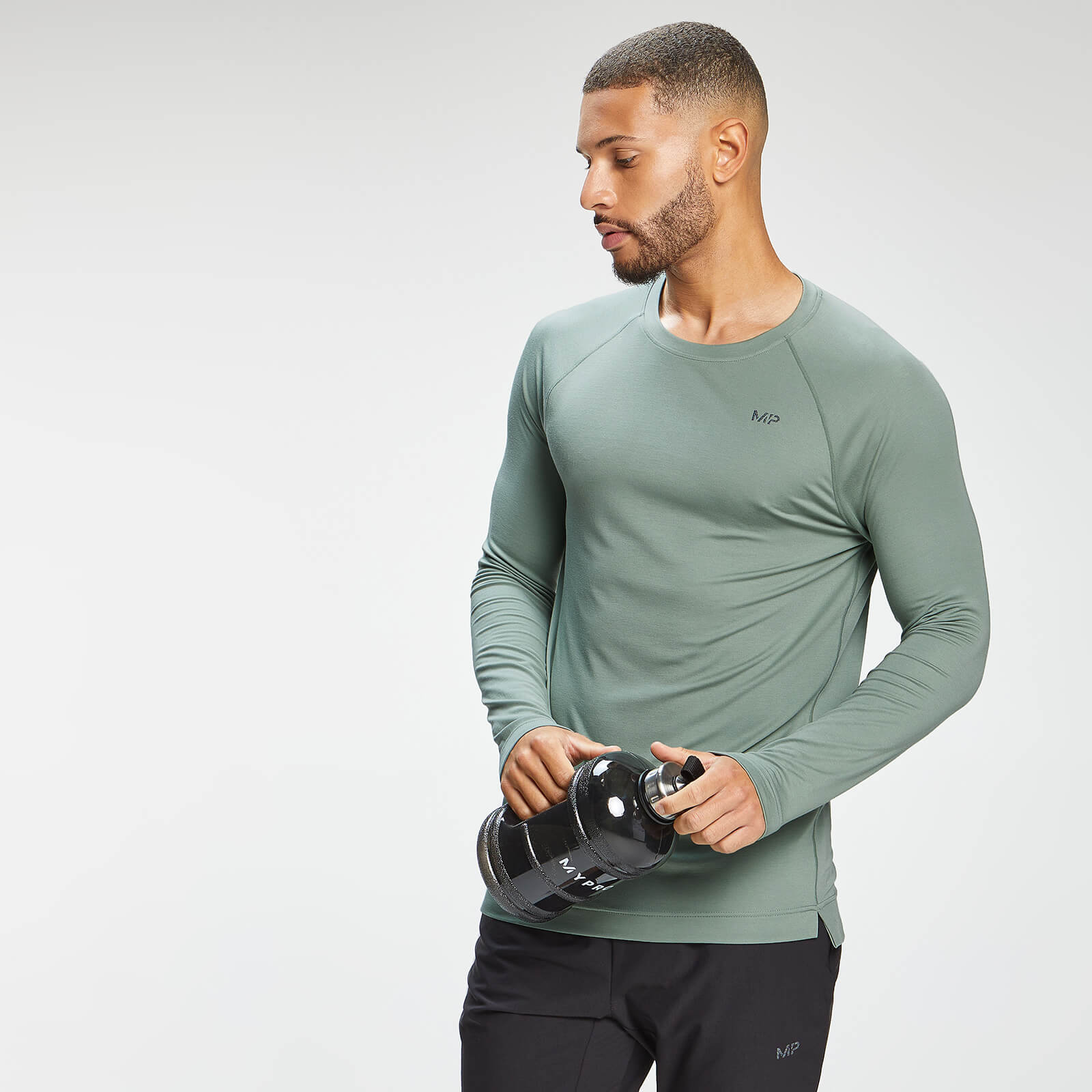 MP Men's Composure Long Sleeve Top - Pale Green