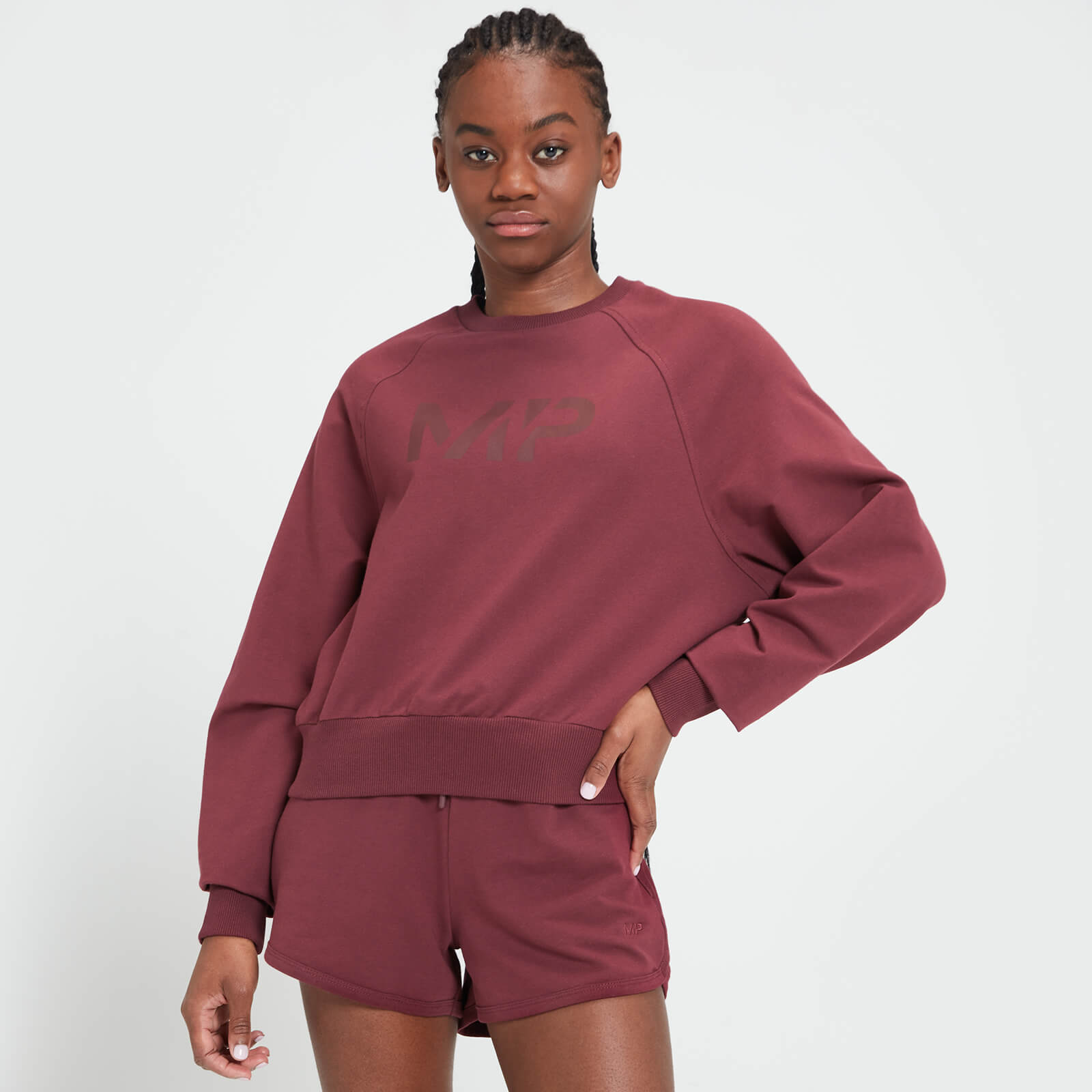 Sweatshirt Adapt para Senhora da MP - Merlot