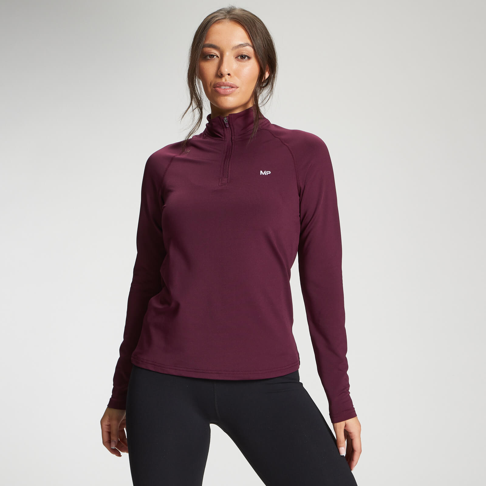 MP Women's Training 1/4 zip Slim Fit - Port