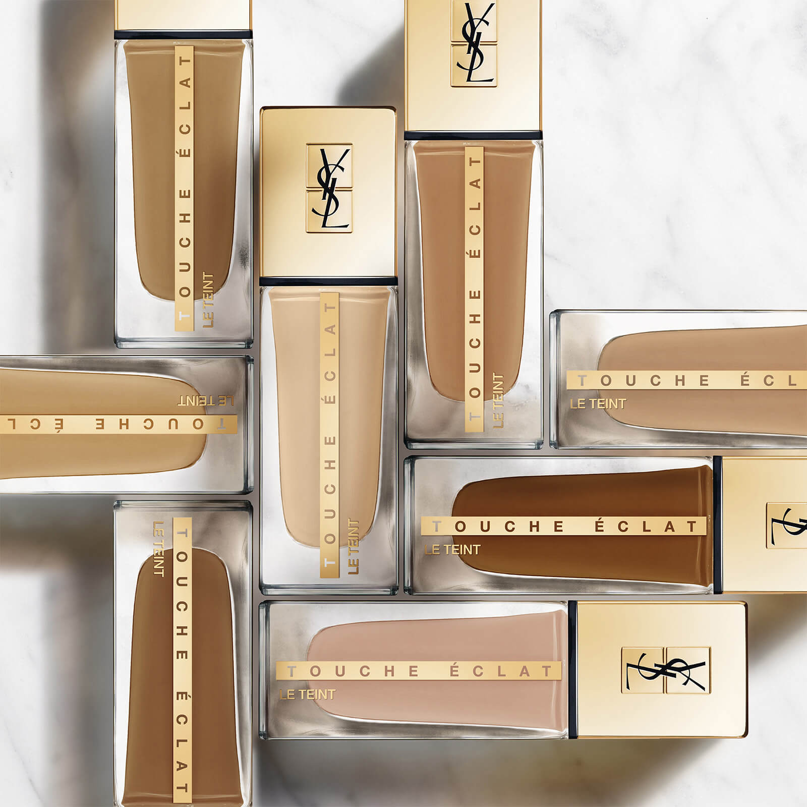 Yves Saint Laurent Touche Eclat Le Teint Foundation 25ml Various Shades LOOKFANTASTIC