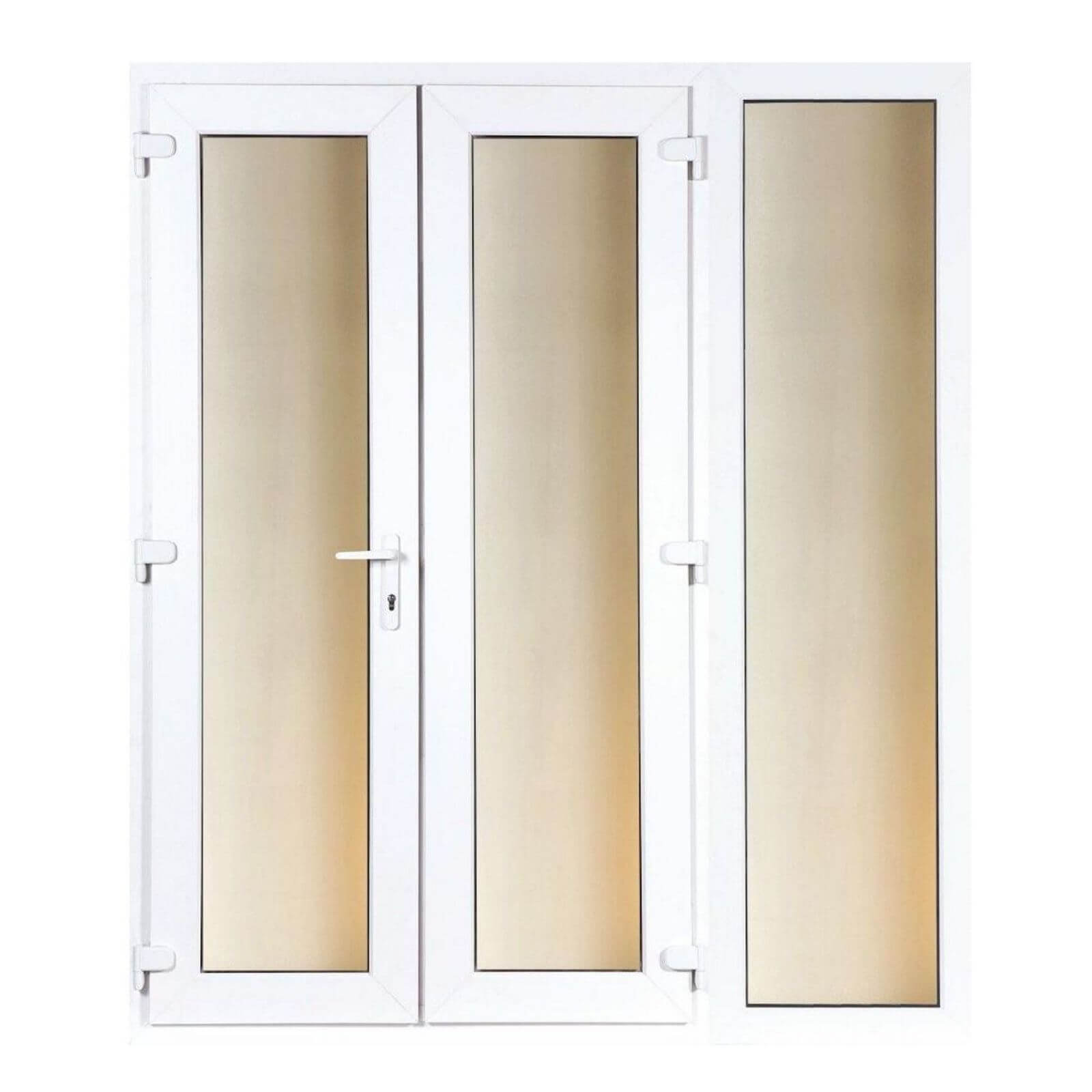 Model 6 French Door set and 1 Wide Sidelite - 2390mm Wide 2090mm High