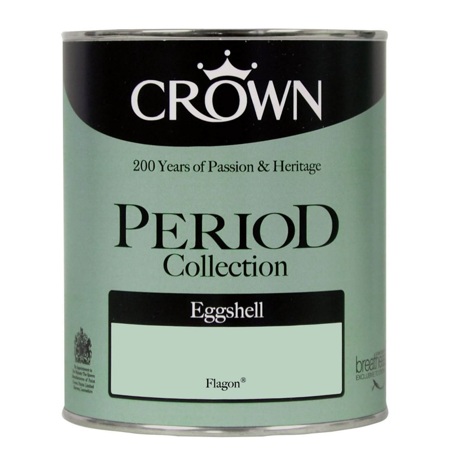 Crown Period Colours Breatheasy Flagon - Silk Eggshell Paint - 750ml