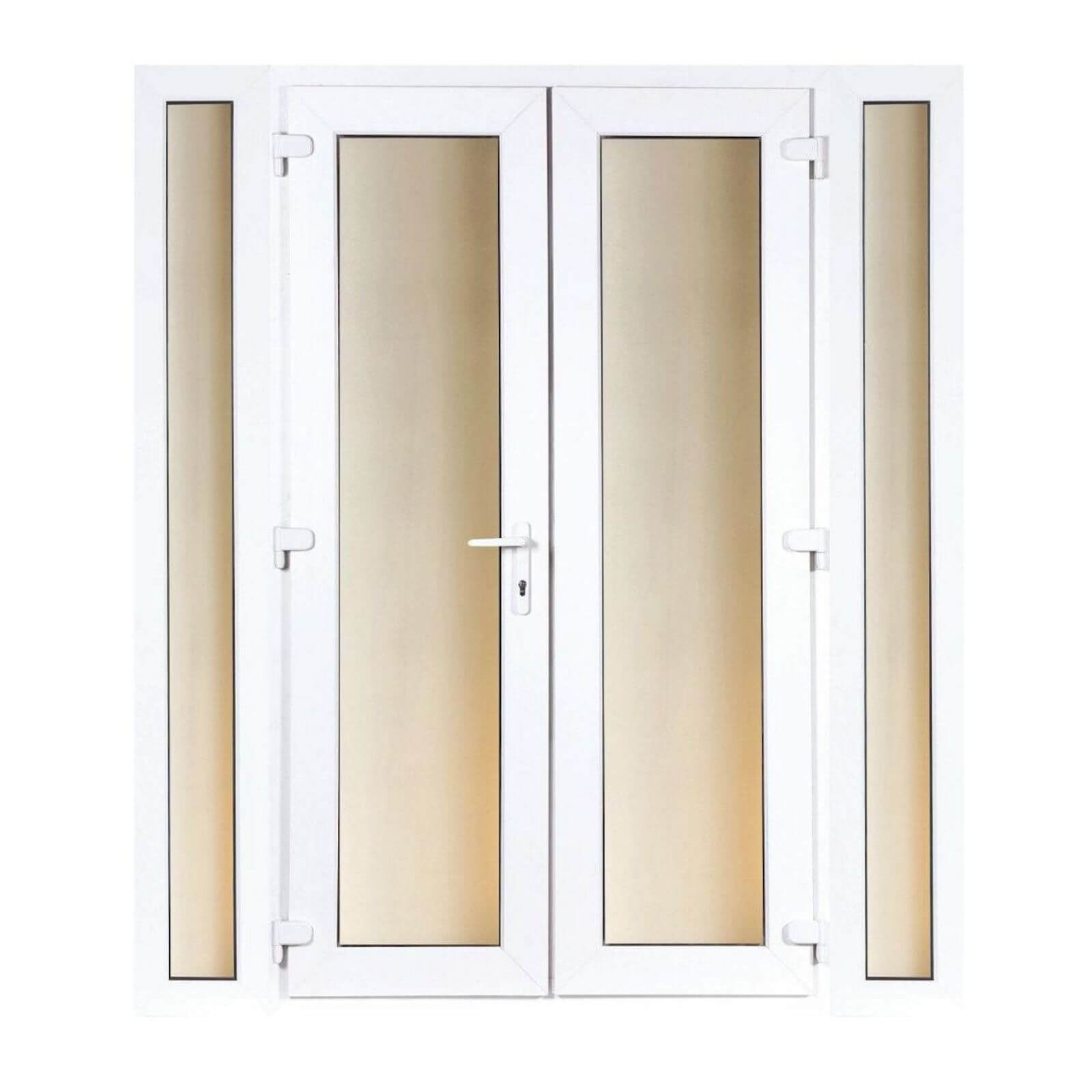 Model 4 French Door set and 2 Narrow Sidelites - 1790mm Wide 2090mm High