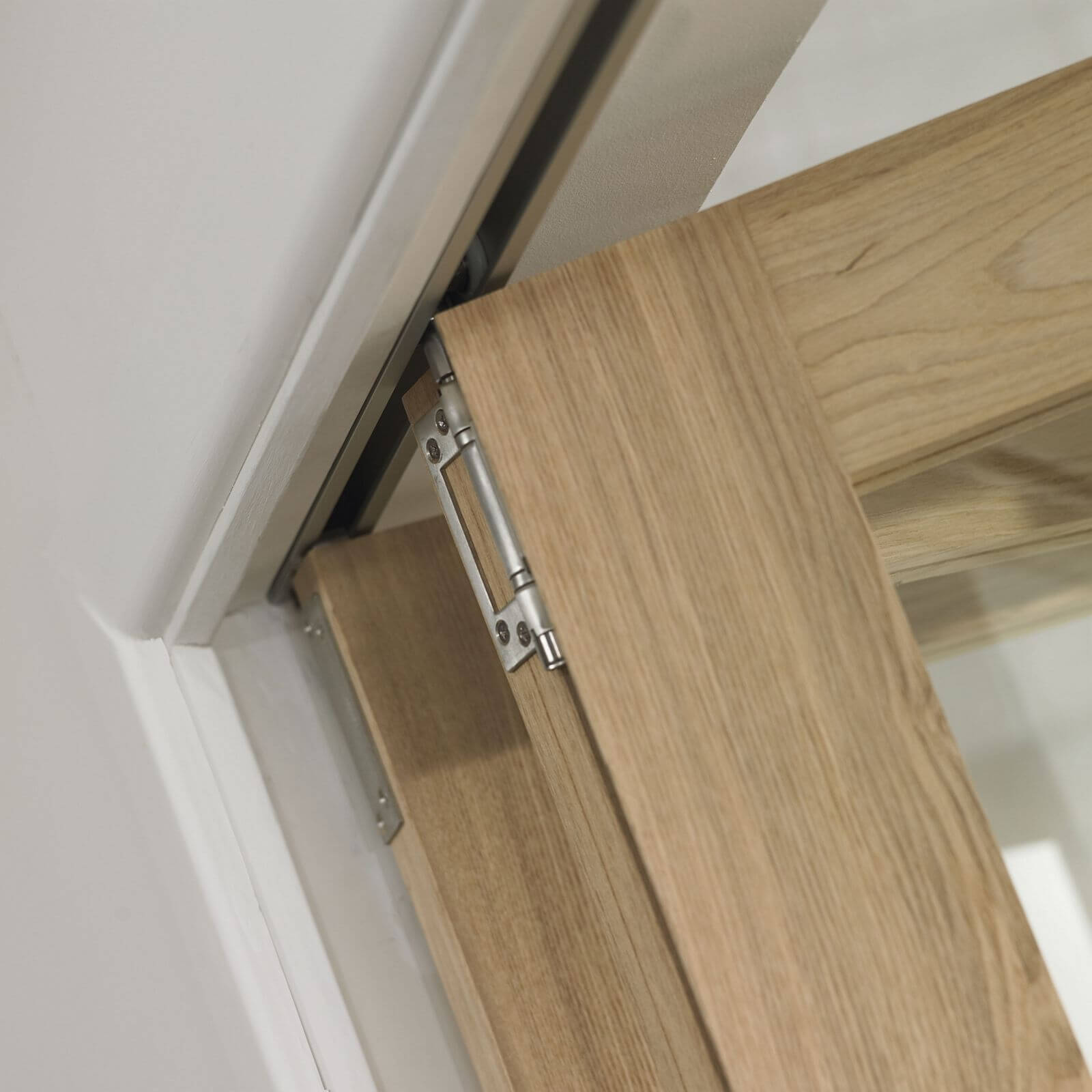 Room Glazed Folding Oak Internal Doorset - 3158mm Wide