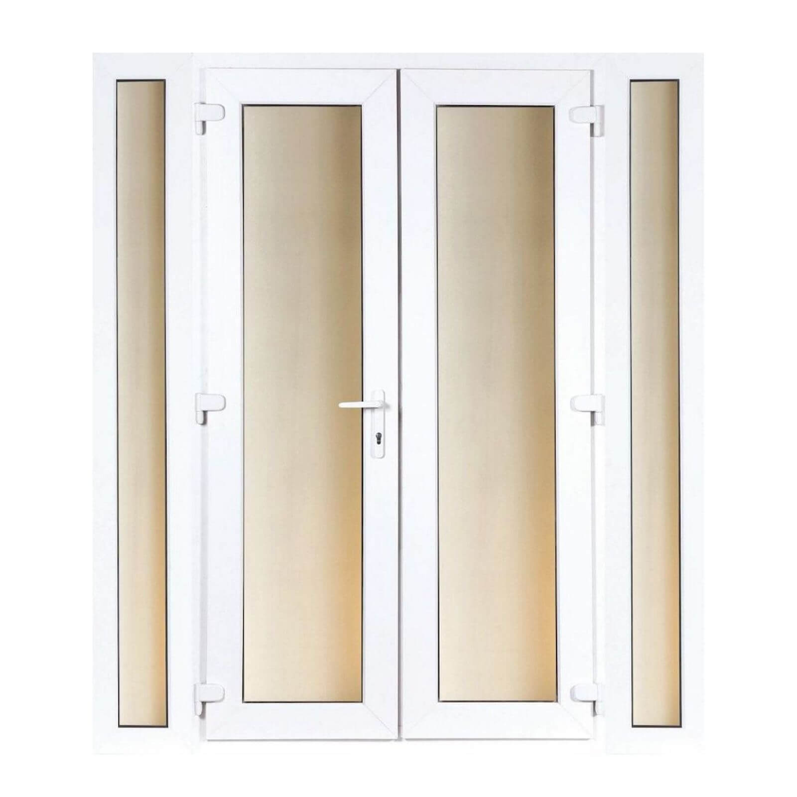 Model 5 French Door set and 2 Narrow Sidelites - 2090mm Wide 2090mm High
