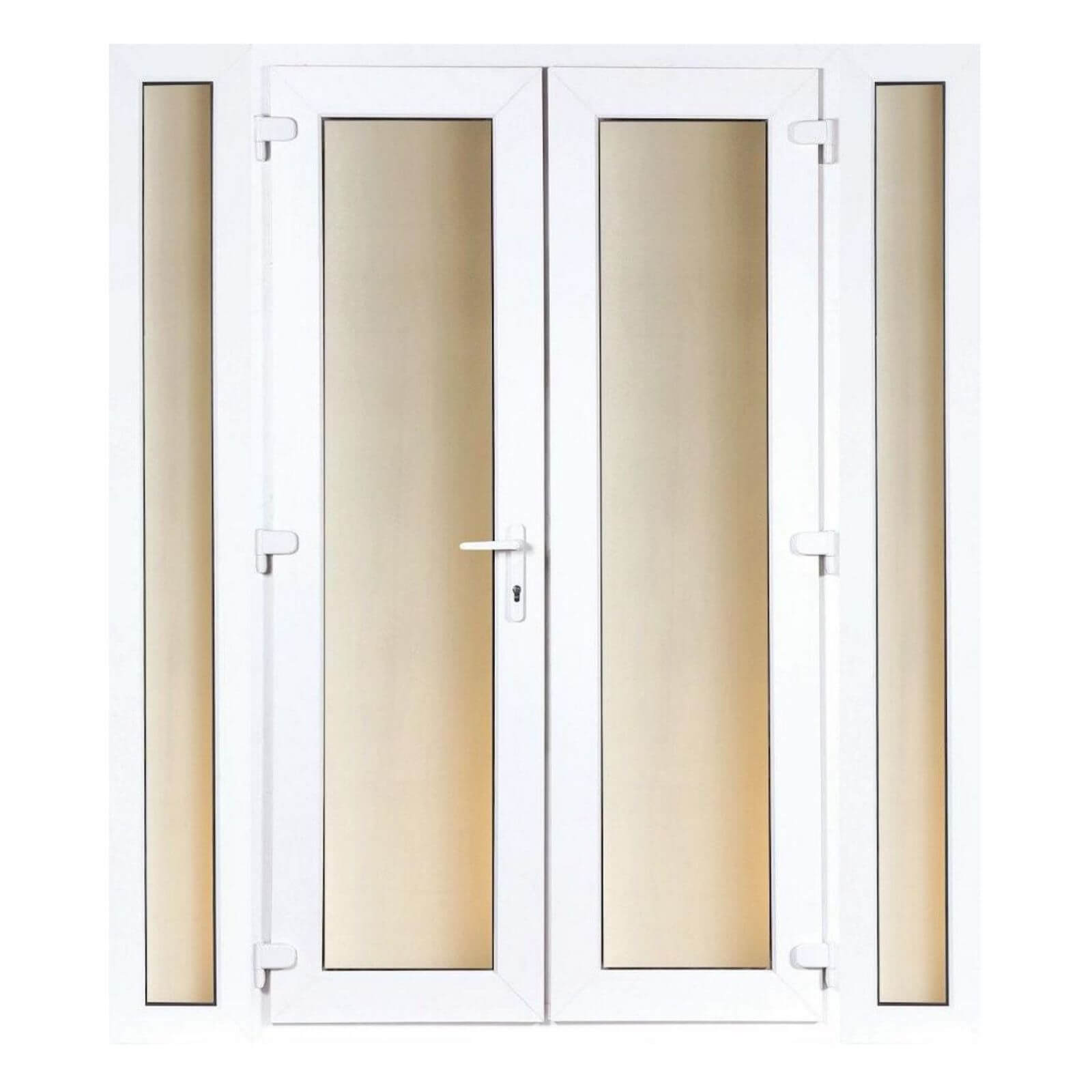 Model 6 French Door set and 2 Narrow Sidelites - 2390mm Wide 2090mm High