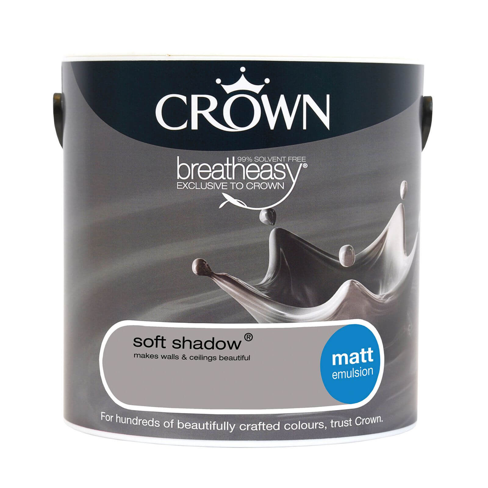 Crown Breatheasy Soft Shadow - Standard Emulsion Matt Paint - 2.5L