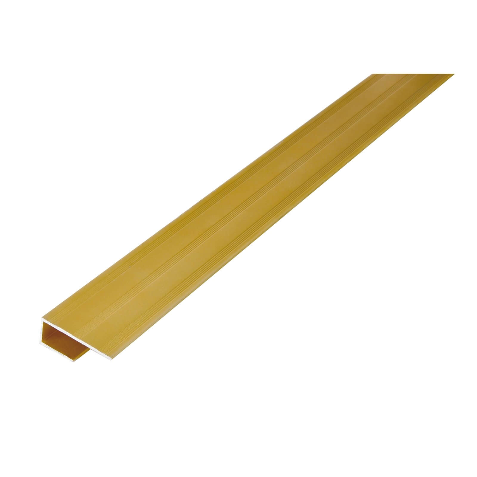 Vitrex Cover Strip Stepped Laminate Floor Edge - Gold 1800mm
