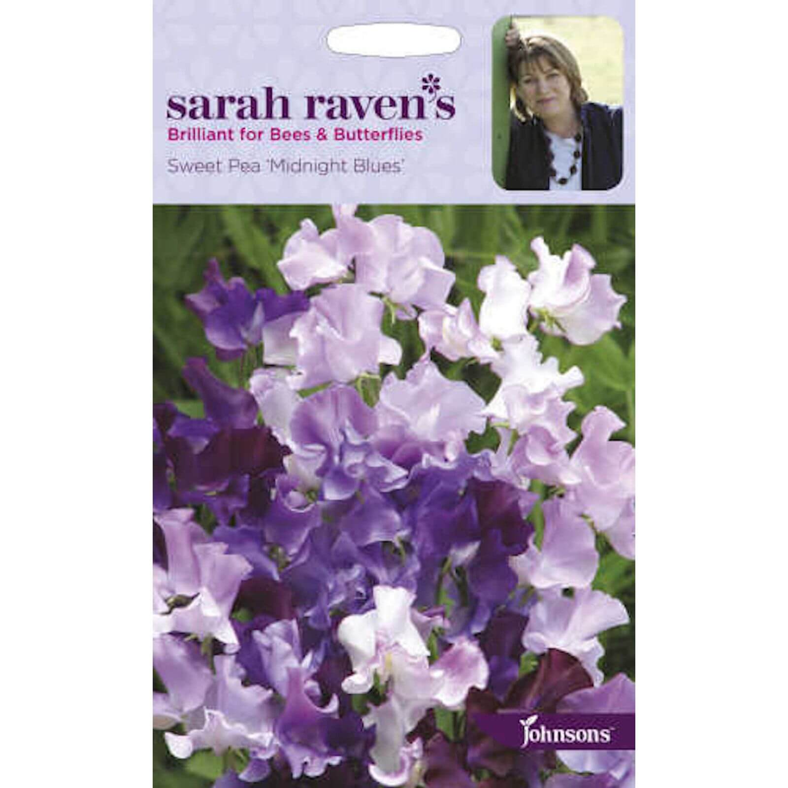 Sarah Ravens Sweet Pea Midnight Blues Seeds