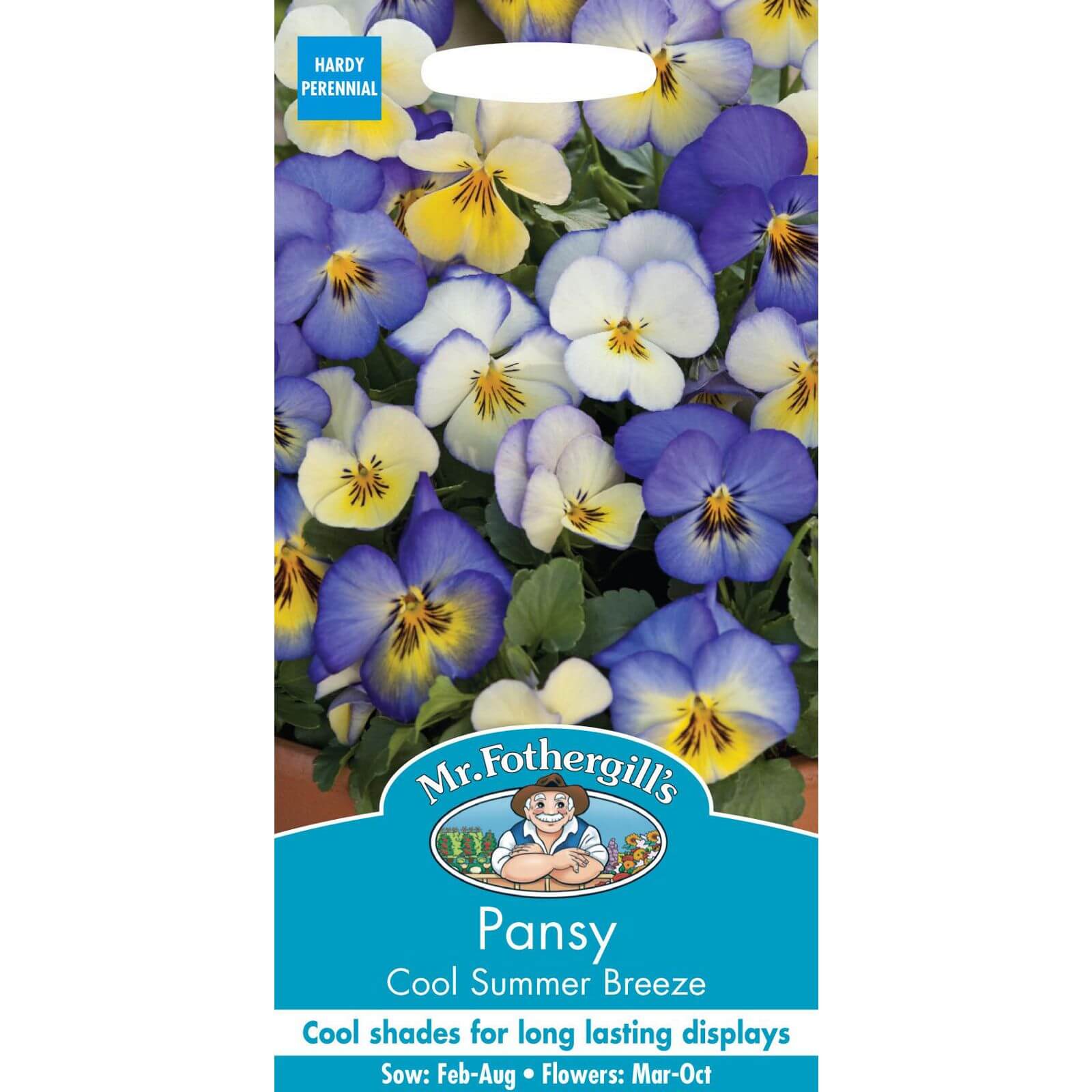 Mr. Fothergill's Pansy Cool Summer Breeze Seeds