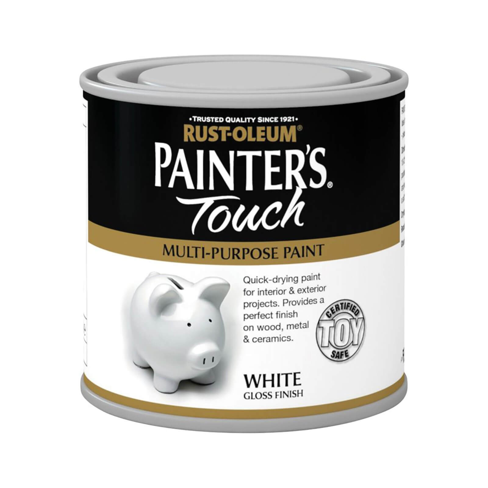 Rust-Oleum Painter's Touch Multi-Purpose Gloss Paint White - 250ml