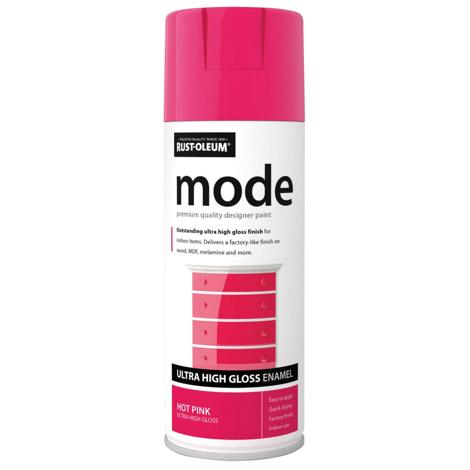 Rust-Oleum Hot Pink - Mode Spray Paint - 400ml