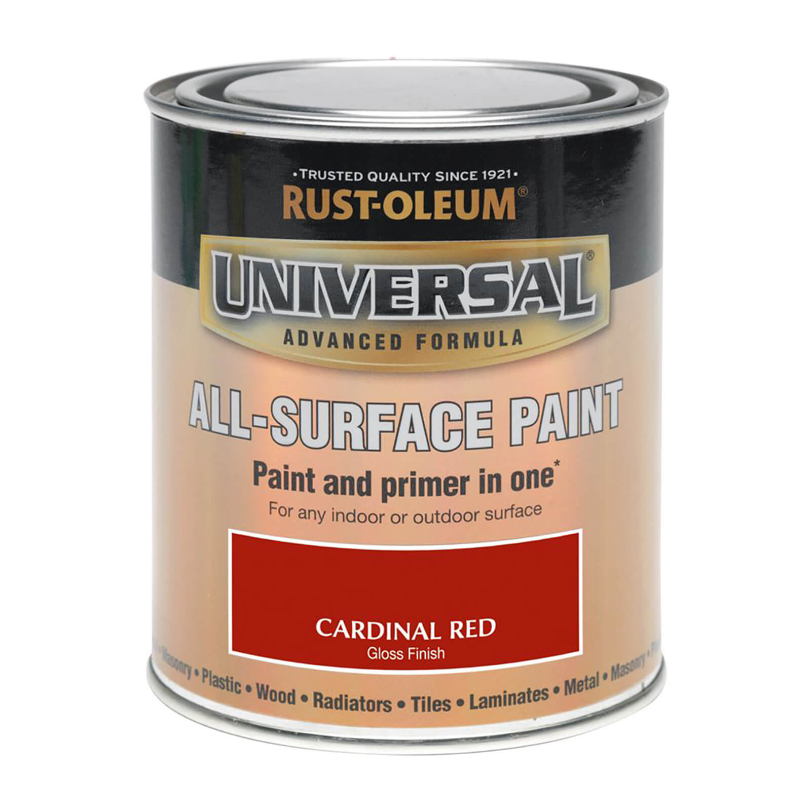 Rust-Oleum Universal All Surface Gloss Paint & Primer - Cardinal Red - 250ml