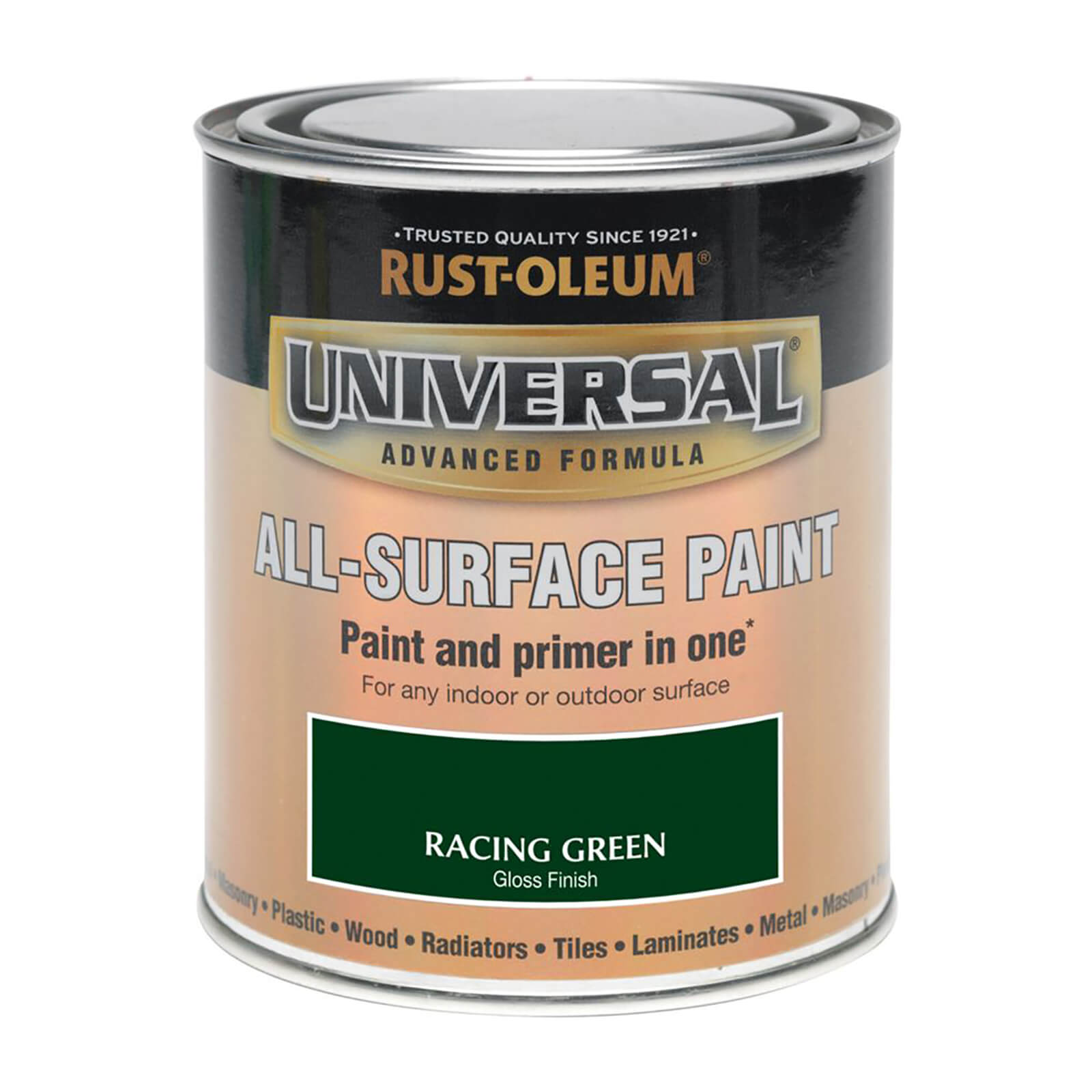 Rust-Oleum Universal All Surface Gloss Paint & Primer - Racing Green - 250ml