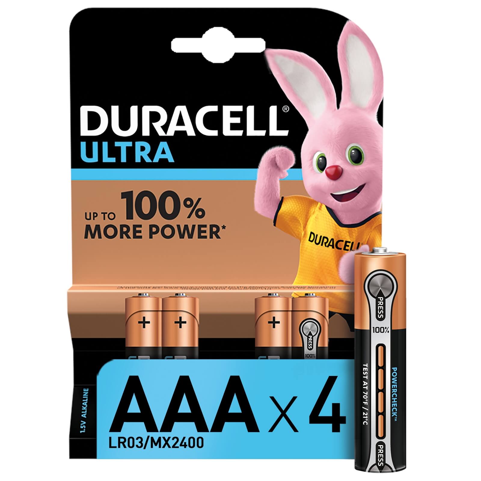 Duracell Ultra AAA Batteries - 4 Pack