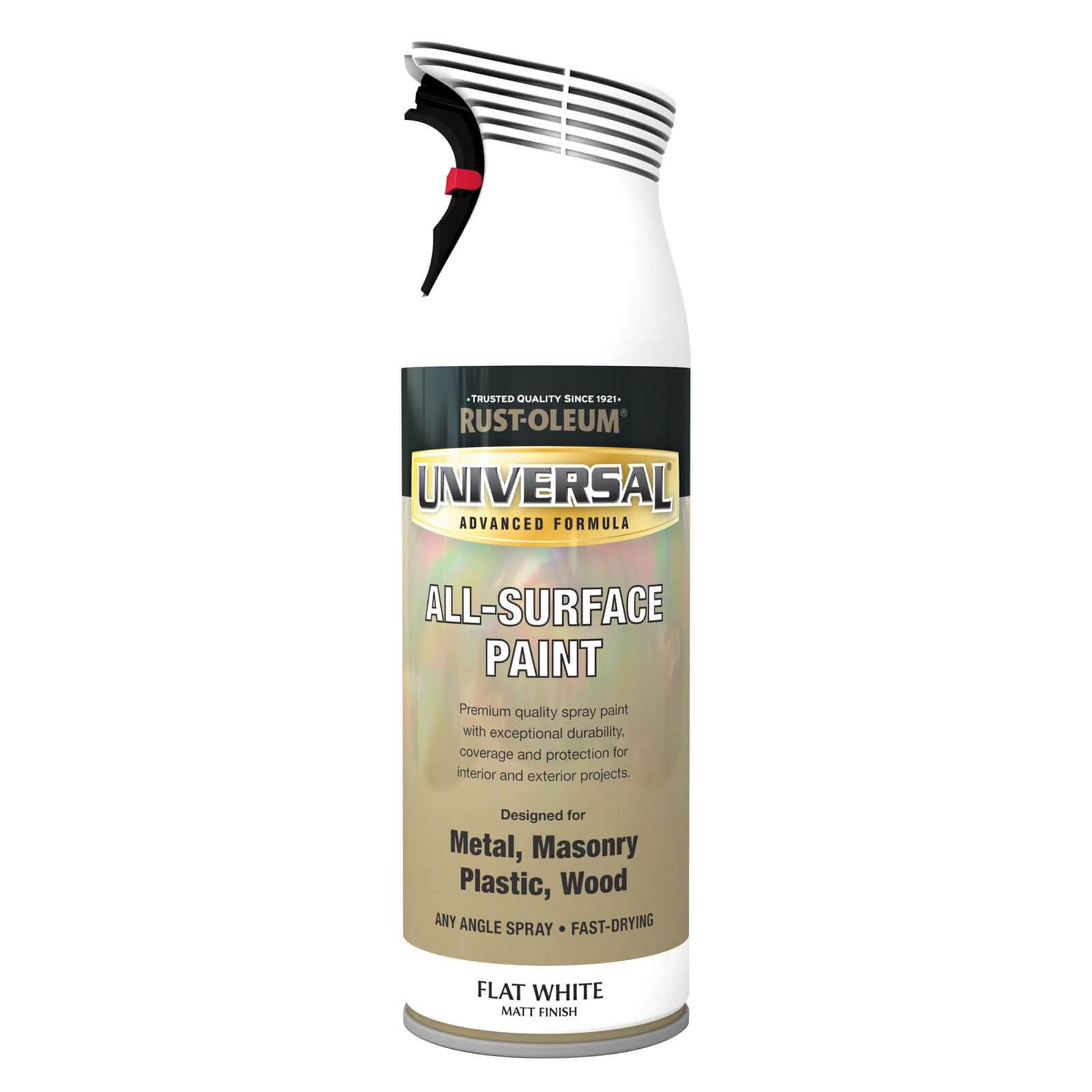 Rust-Oleum Universal Flat White Spray Paint - 400ml