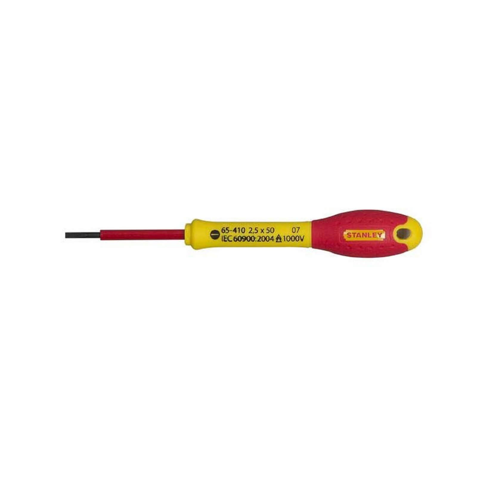 Stanley Fatmax Slotted Insulated Screwdriver - 2.5x50mm