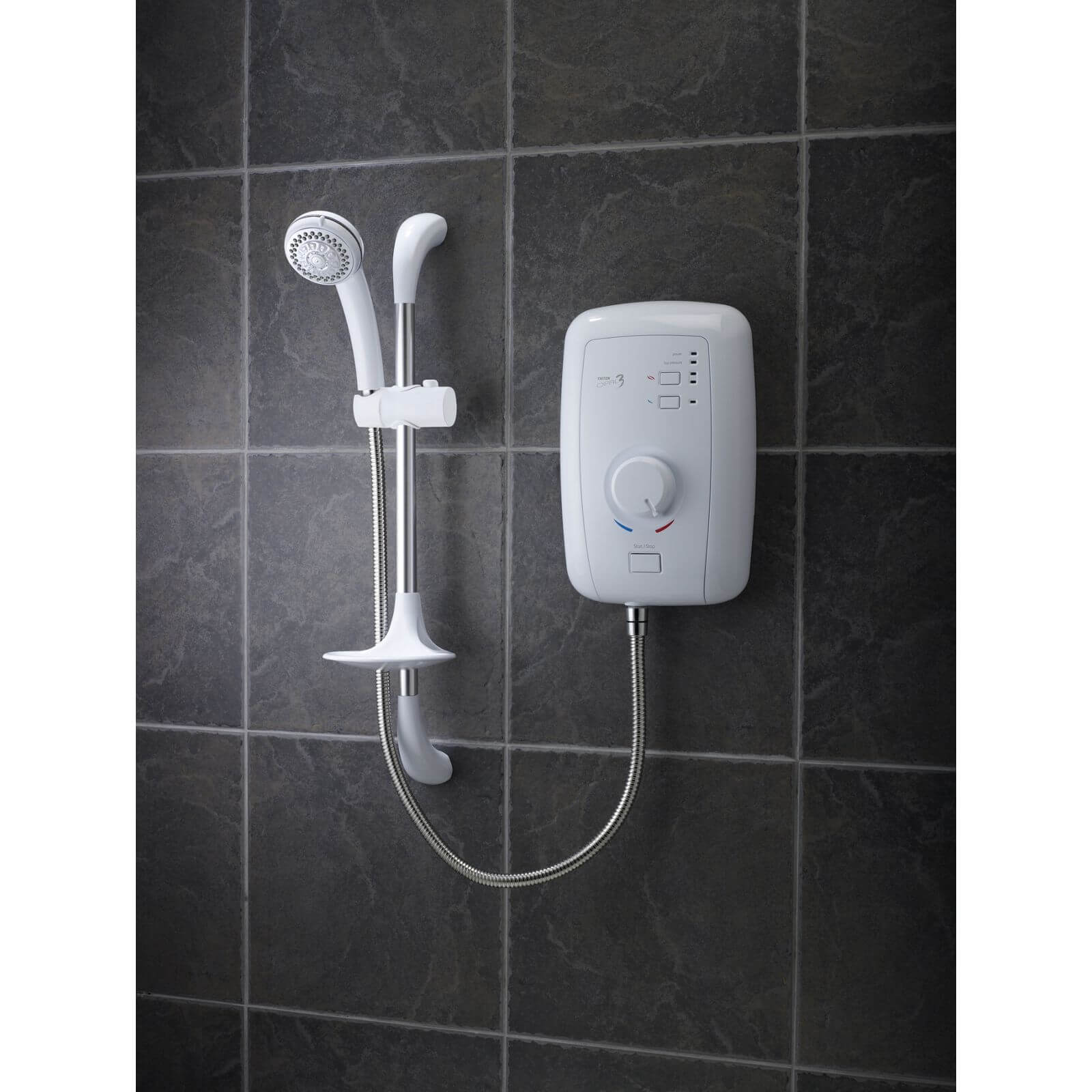 Triton Opal 3 10.5kW Electric Shower - White