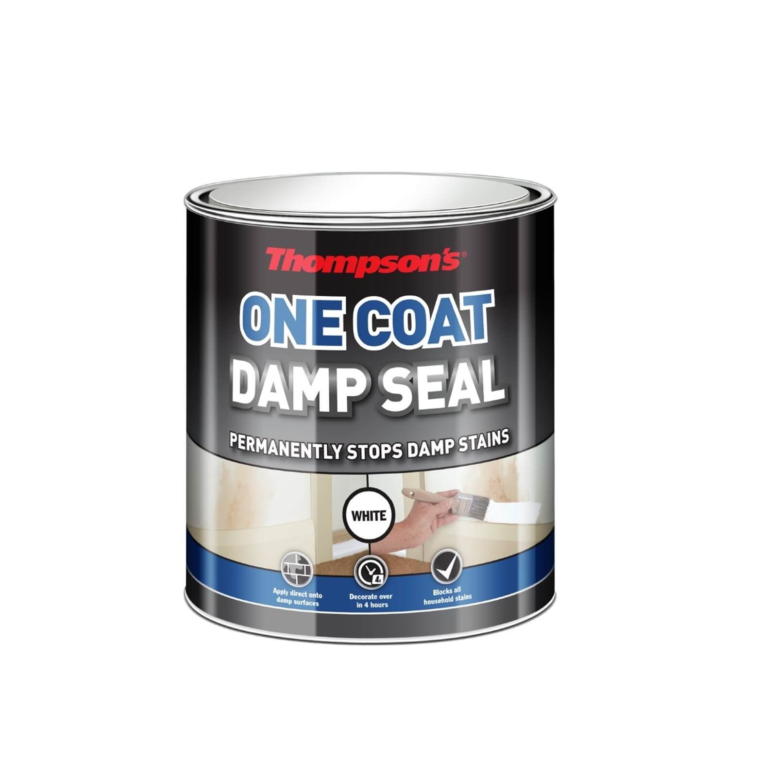 Thompsons White One Coat Damp Seal - 750ml