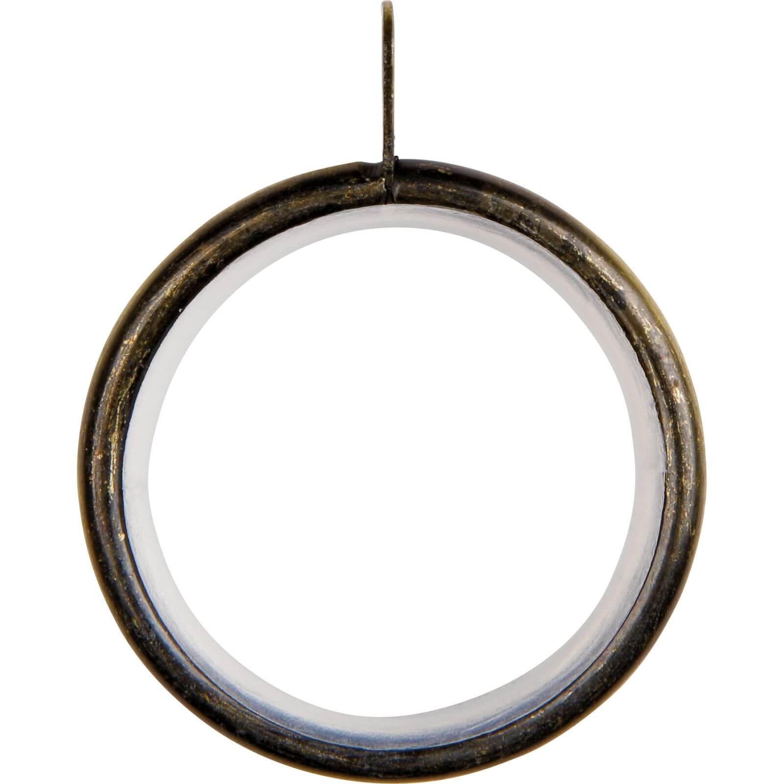 Antique Brass 28mm Curtain Rings 4 Pack