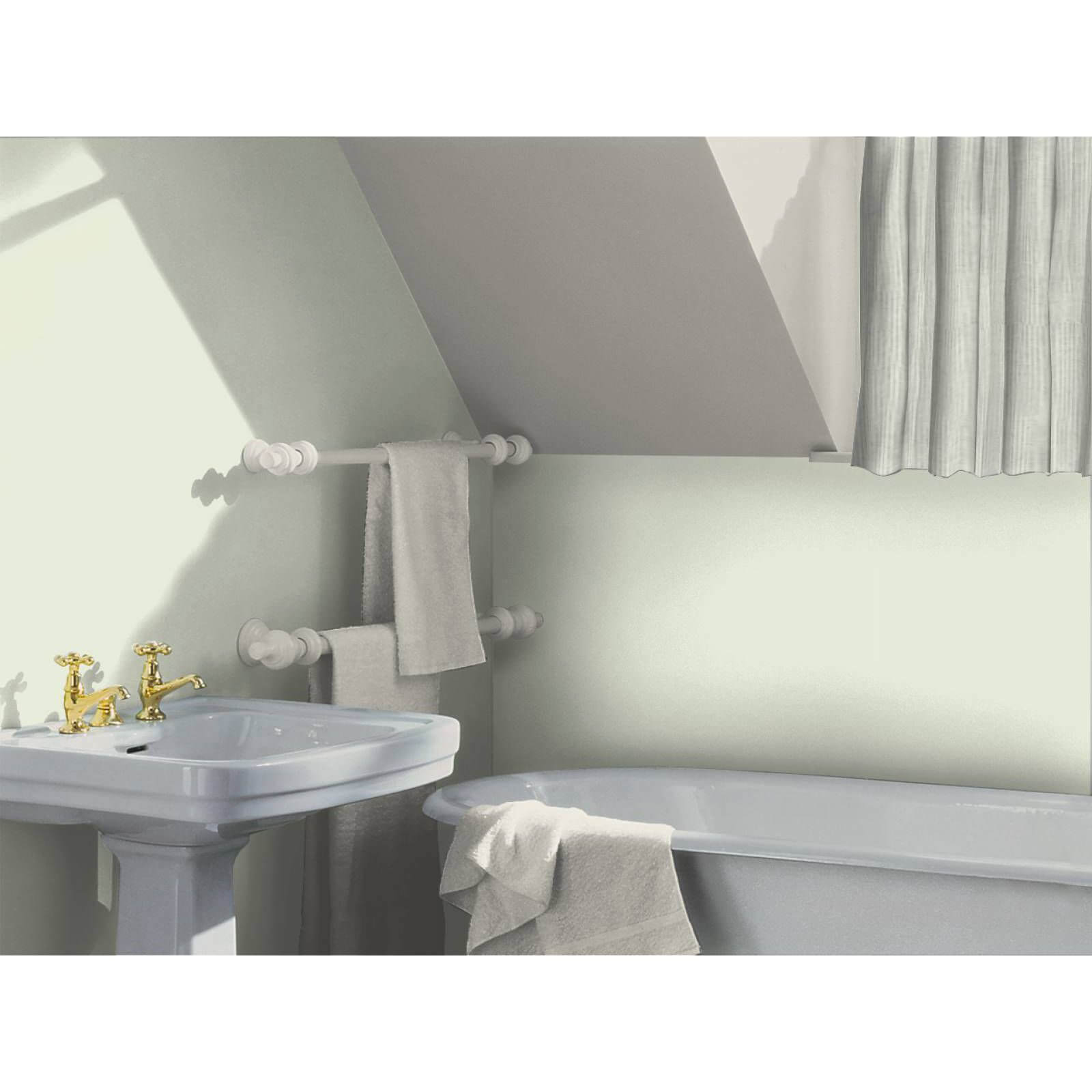 Dulux Easycare Bathroom Jade White - Soft Sheen Paint - 2.5L