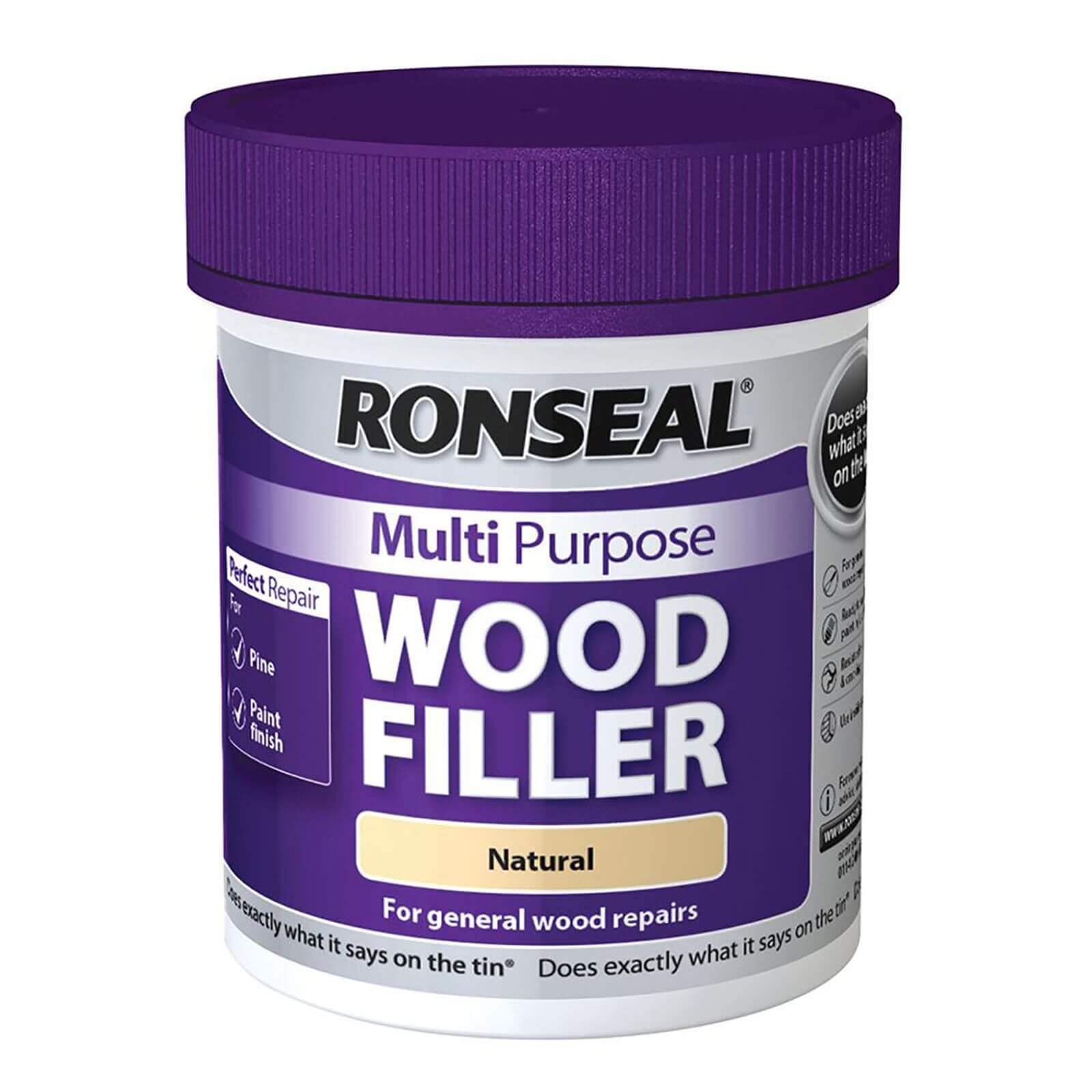 Ronseal Multipurpose Wood Filler Tub - Natural - 250g