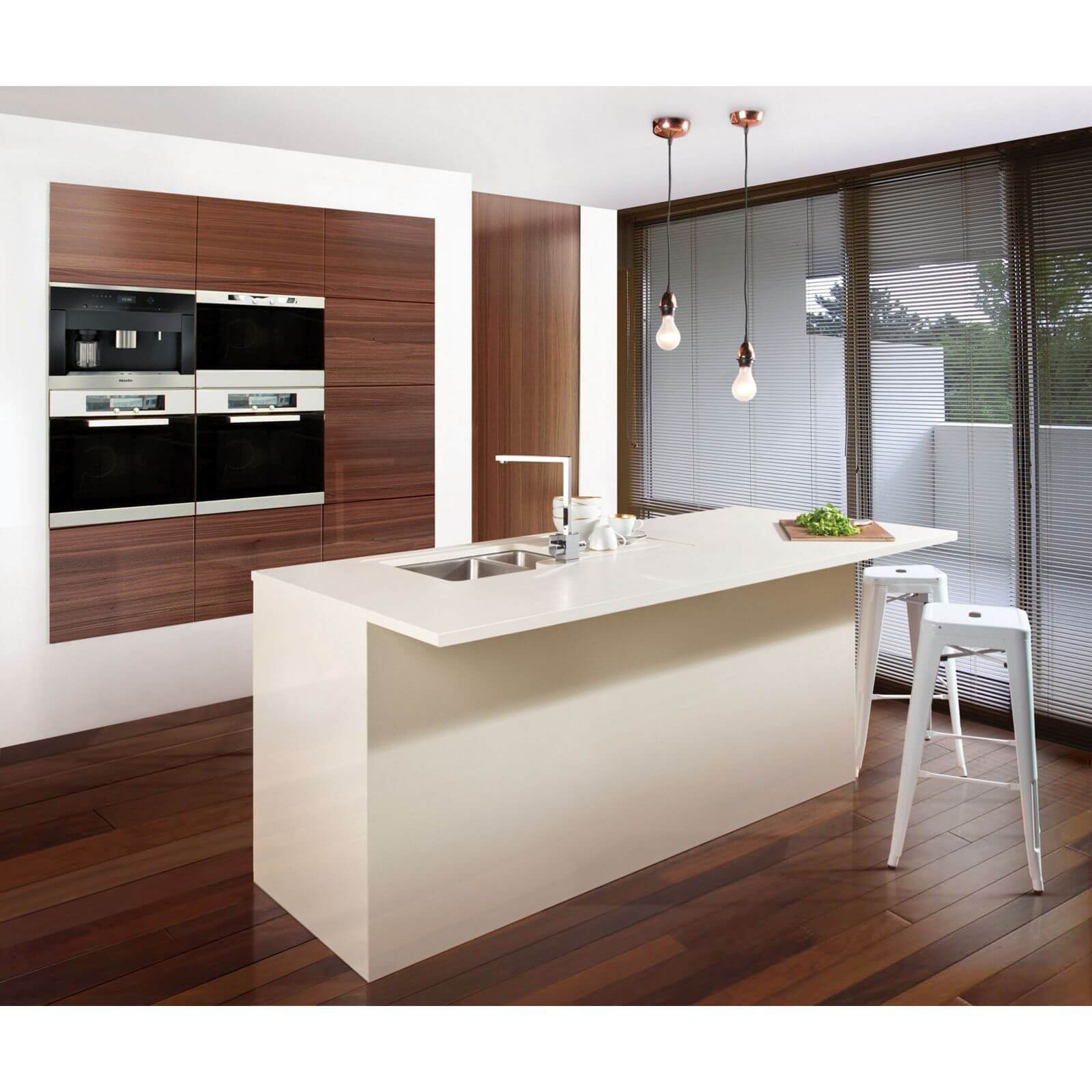 Maia Fossil Kitchen Sink Worktop - 1.5 Designer Right Hand Bowl - 3600 x 650 x 42mm