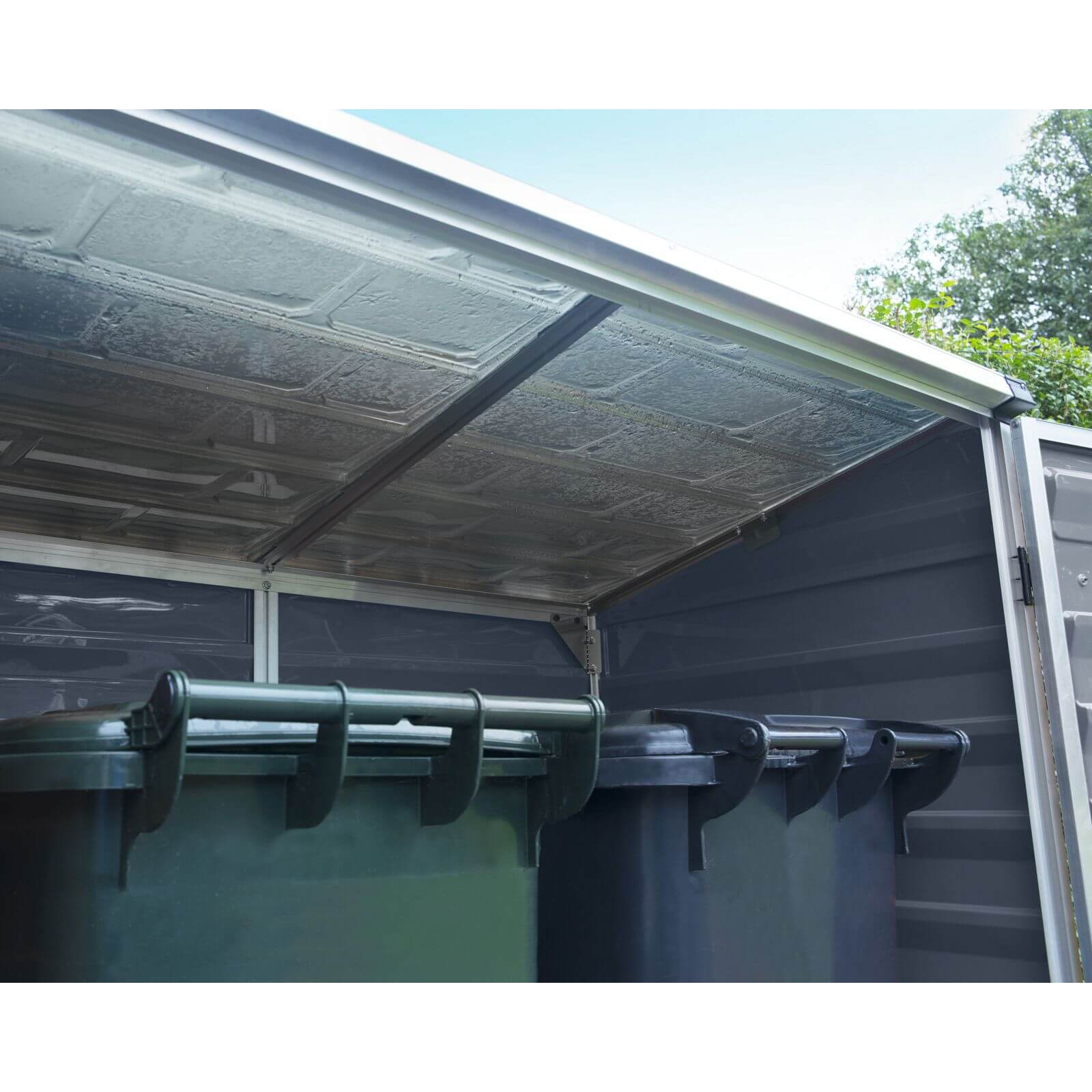 Palram - Canopia Voyager Pent Shed - Dark Grey