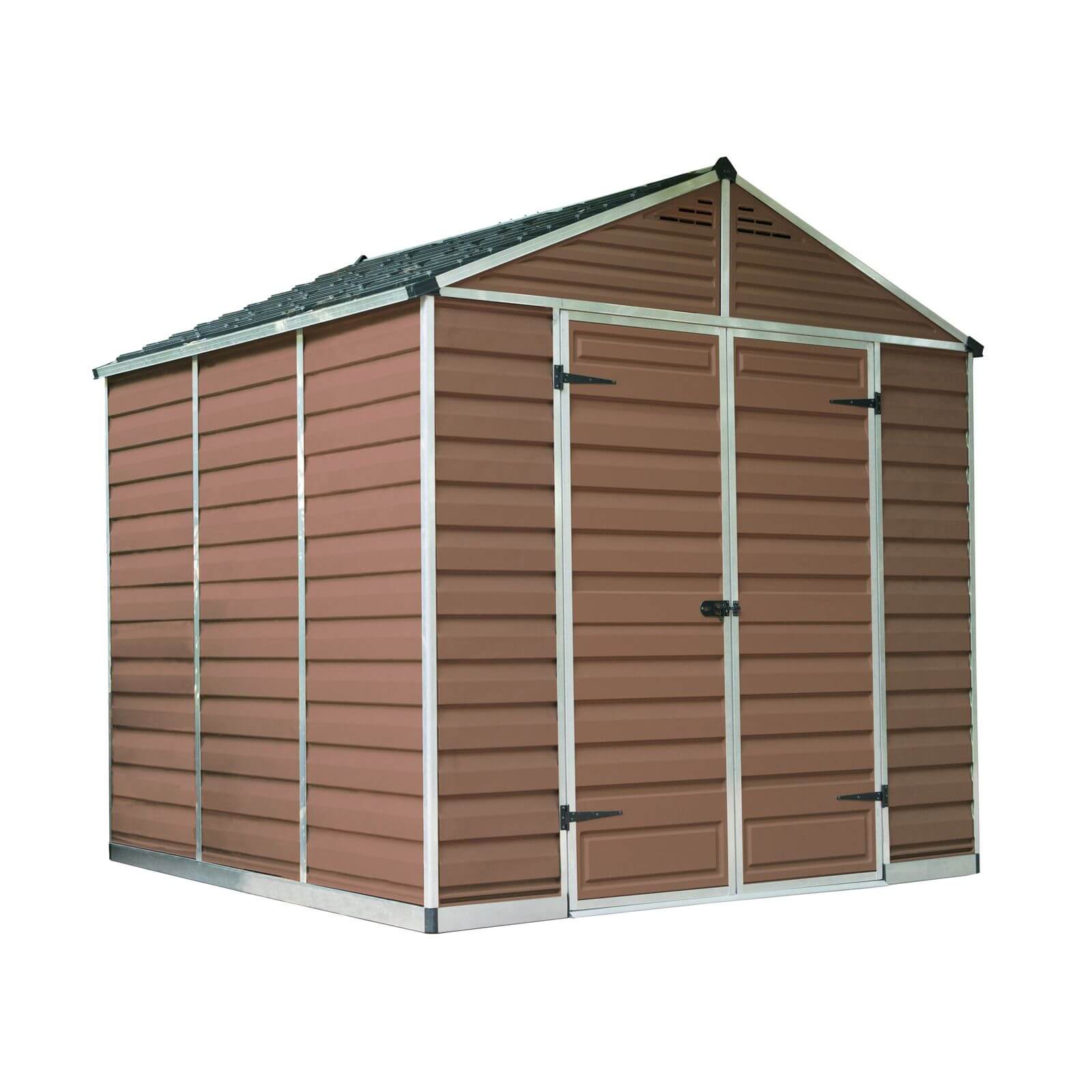 8x8ft Palram SkyLight Amber Apex Shed