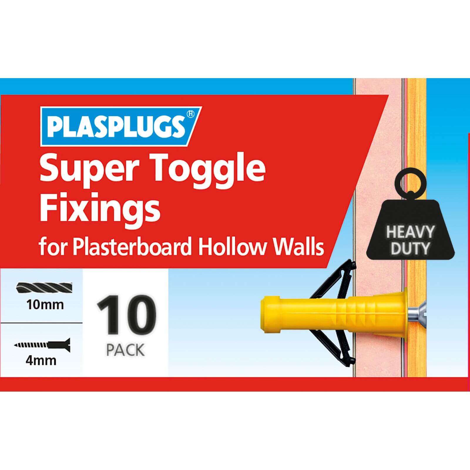 Plasplugs Super Toggle x 10