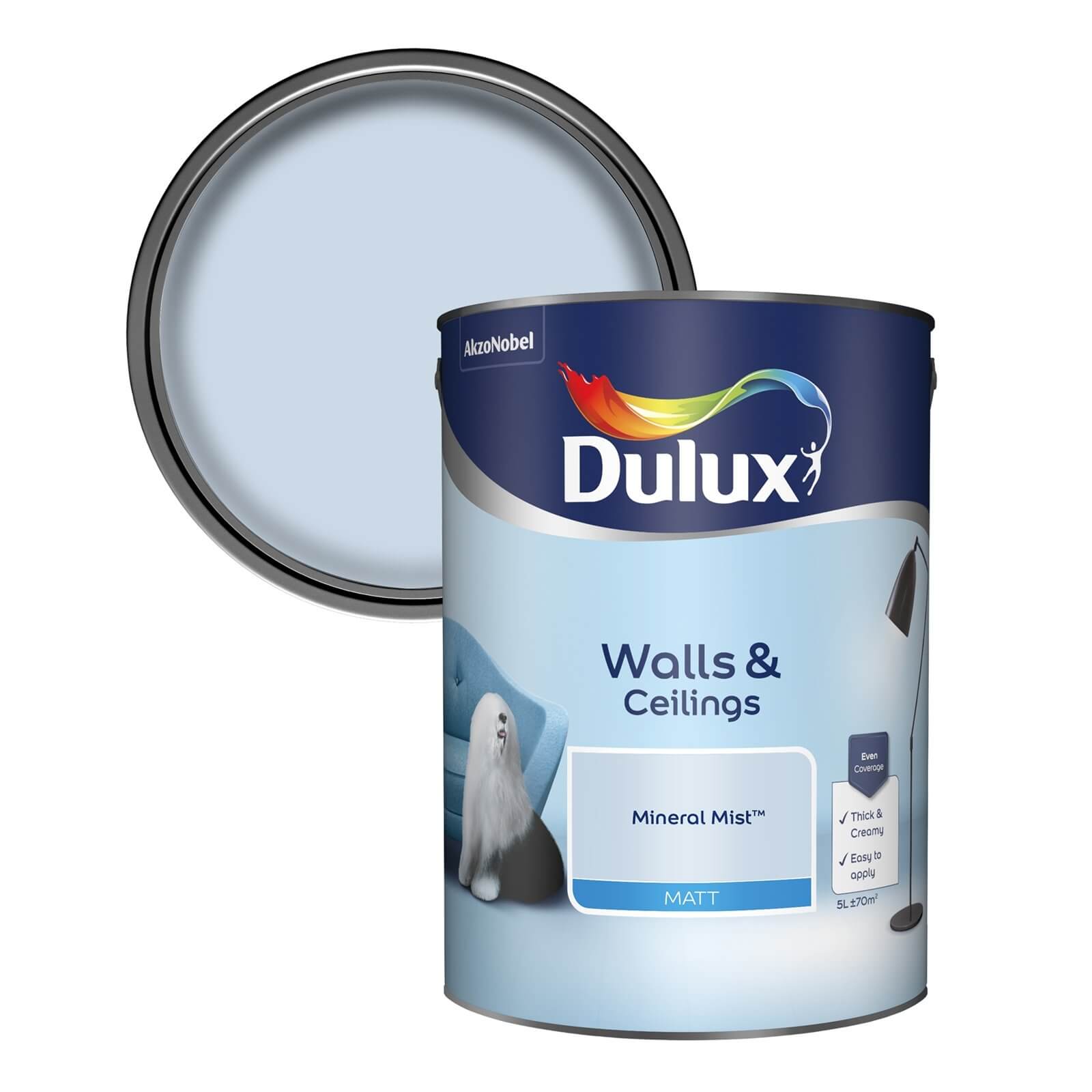Dulux Matt Emulsion Paint Mineral Mist - 5L