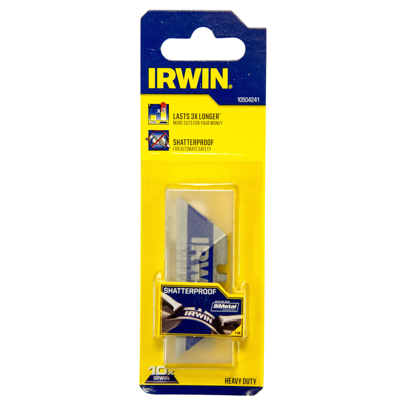 IRWIN Bi-Metal Blue Trapezoid blades 10pk