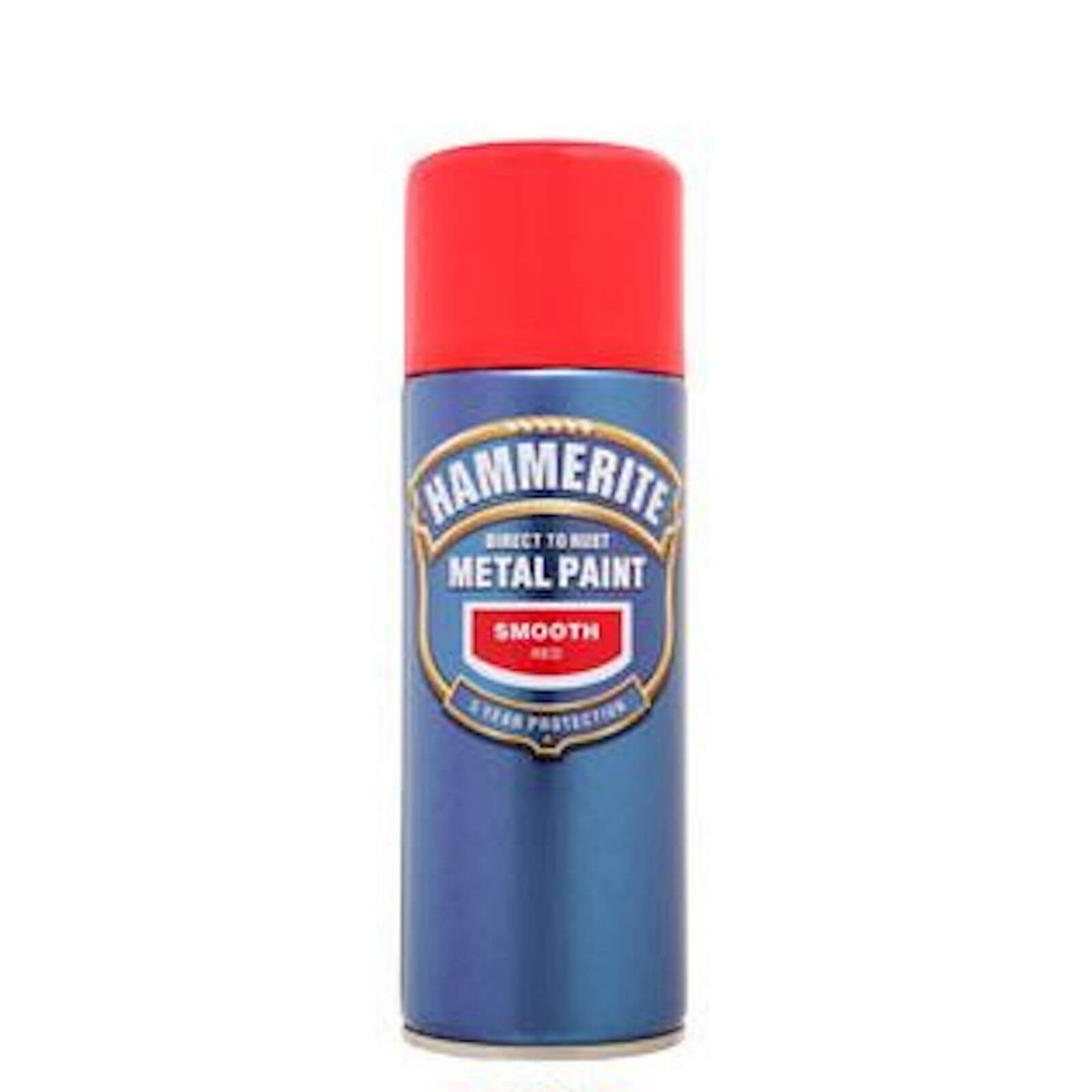 Hammerite Direct to Rust Smooth Metal Spray Paint Red - 400ml