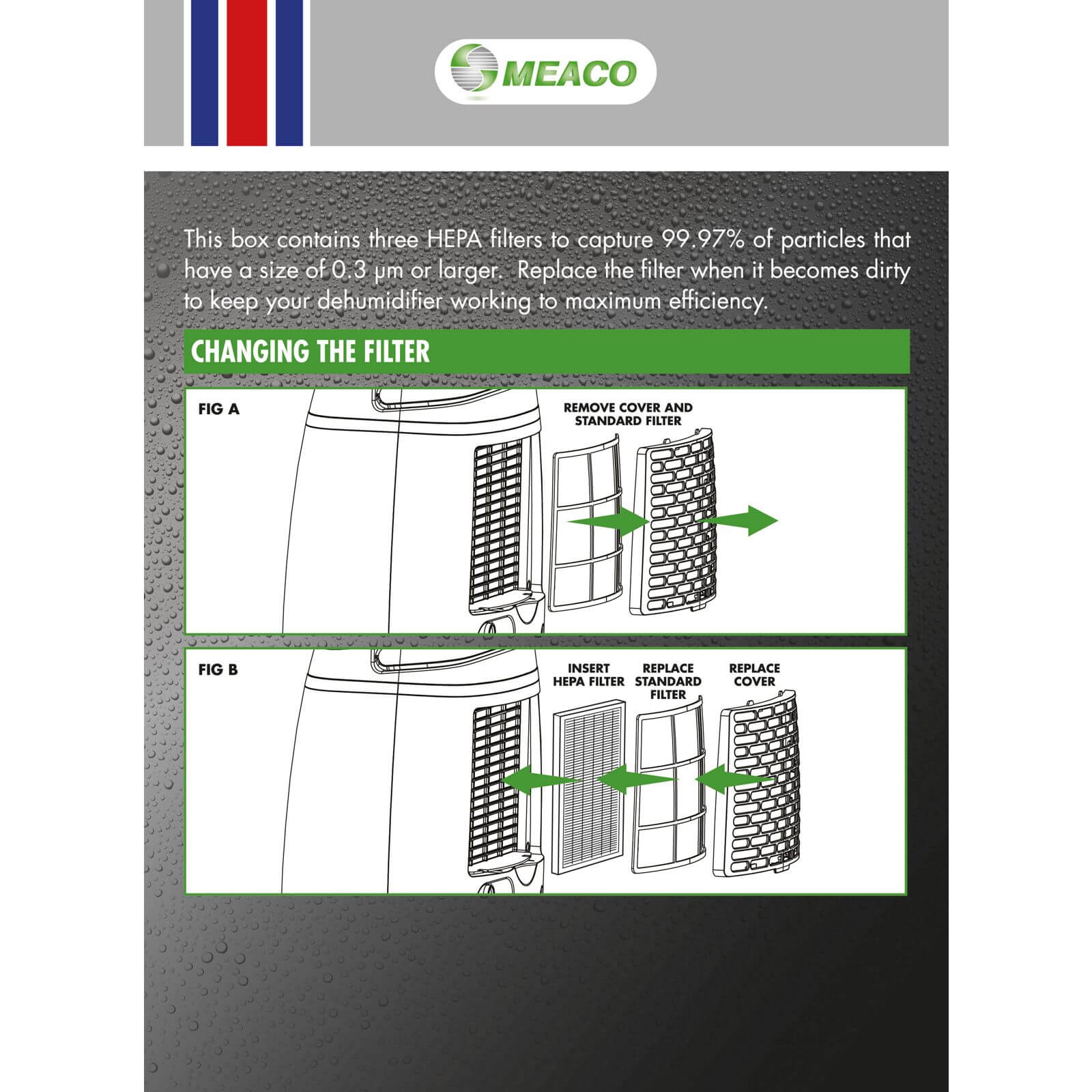 Meaco 20L HEPA Filter - 3 pack