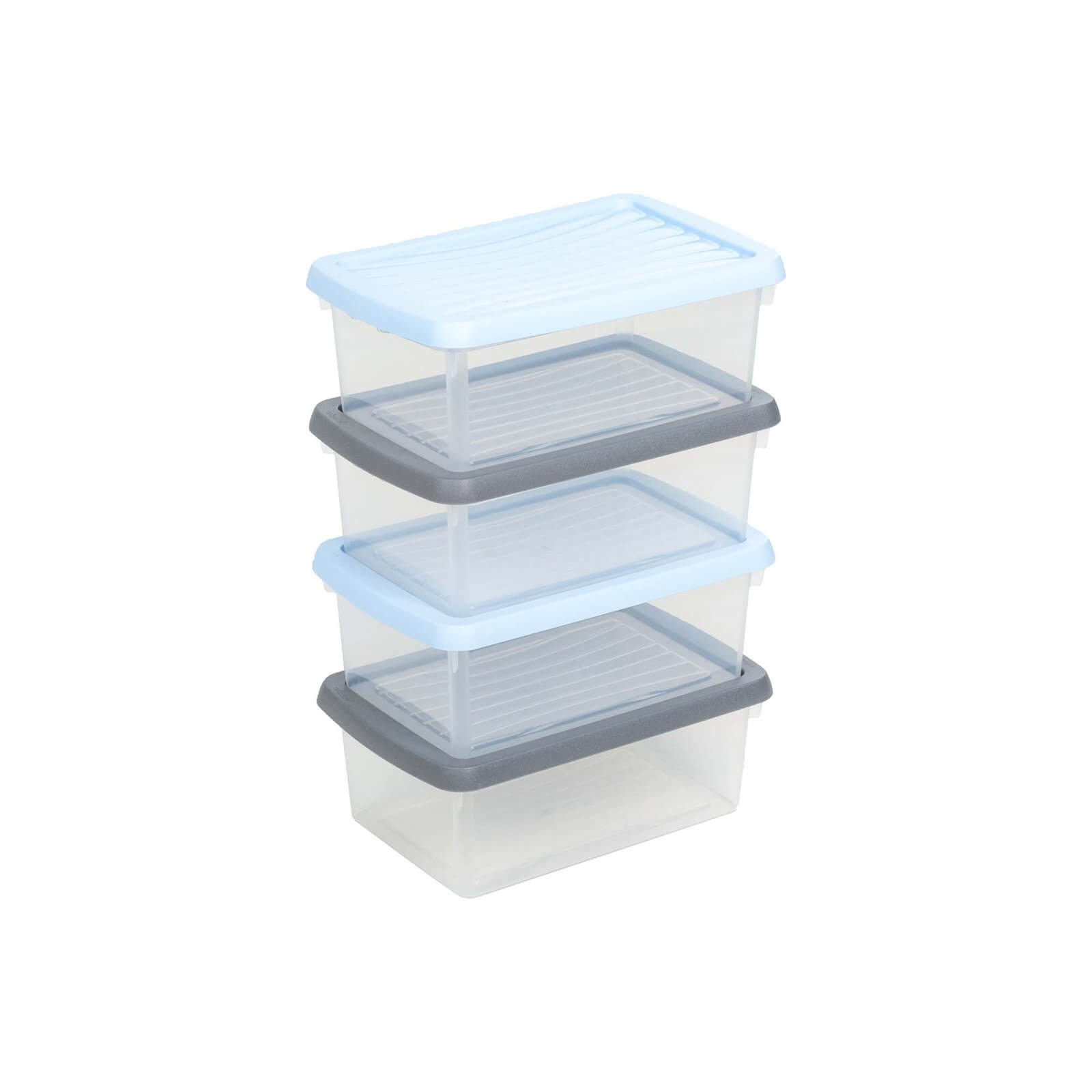 Whambox 4 Piece Handy Storage Boxes - 3.5L