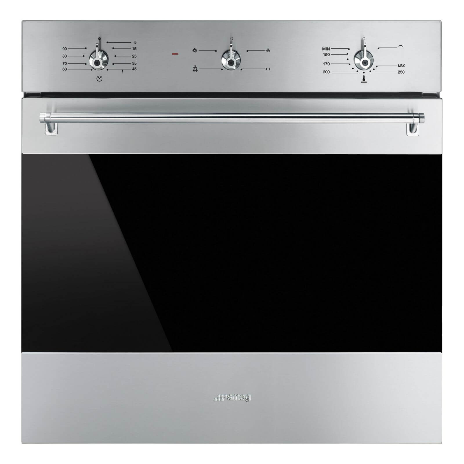 Smeg SF6341GVX Classic Single Gas Oven - 60cm - Stainless Steel