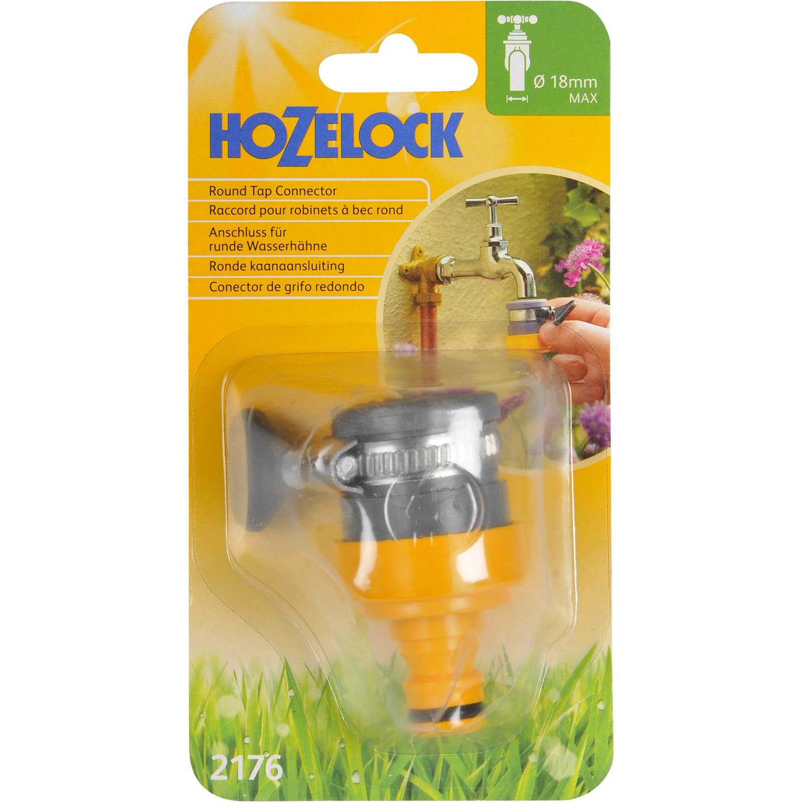 Hozelock Round Garden Tap Connector