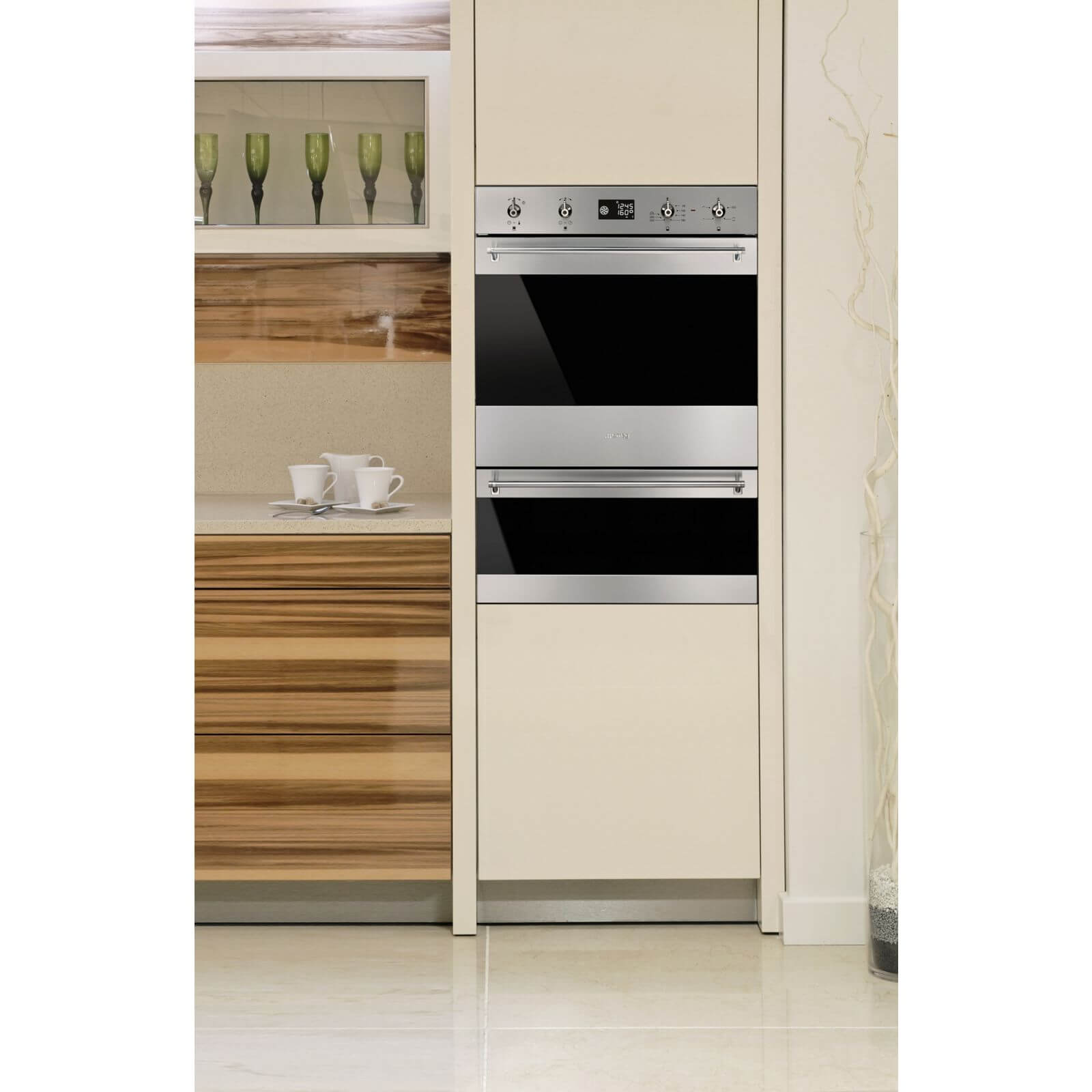 Smeg DOSP6390X 60cm Classic Double Pyrolytic Electric Oven - Stainless Steel