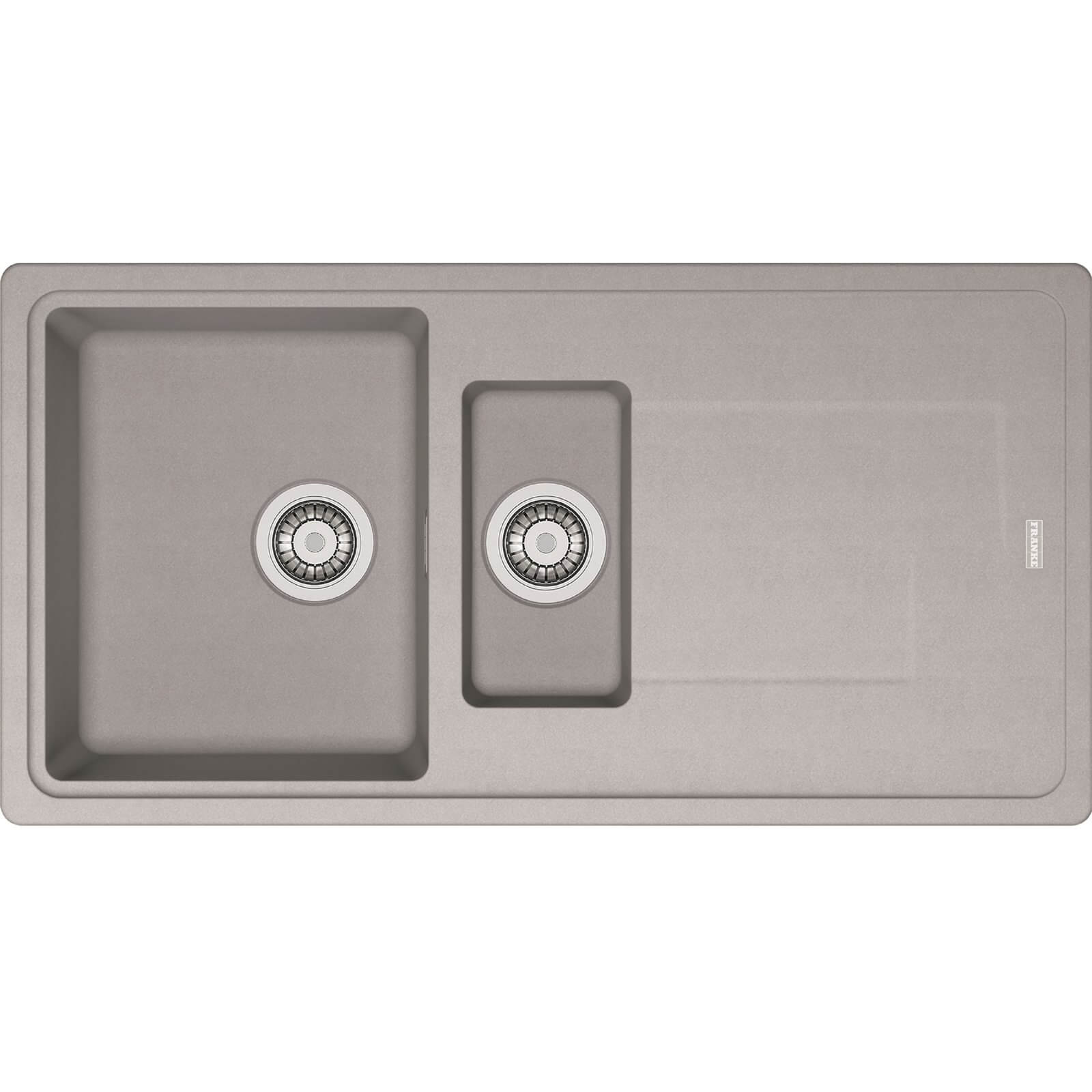 Franke Gemini Grey Reversible Kitchen Sink - 1.5 Bowl