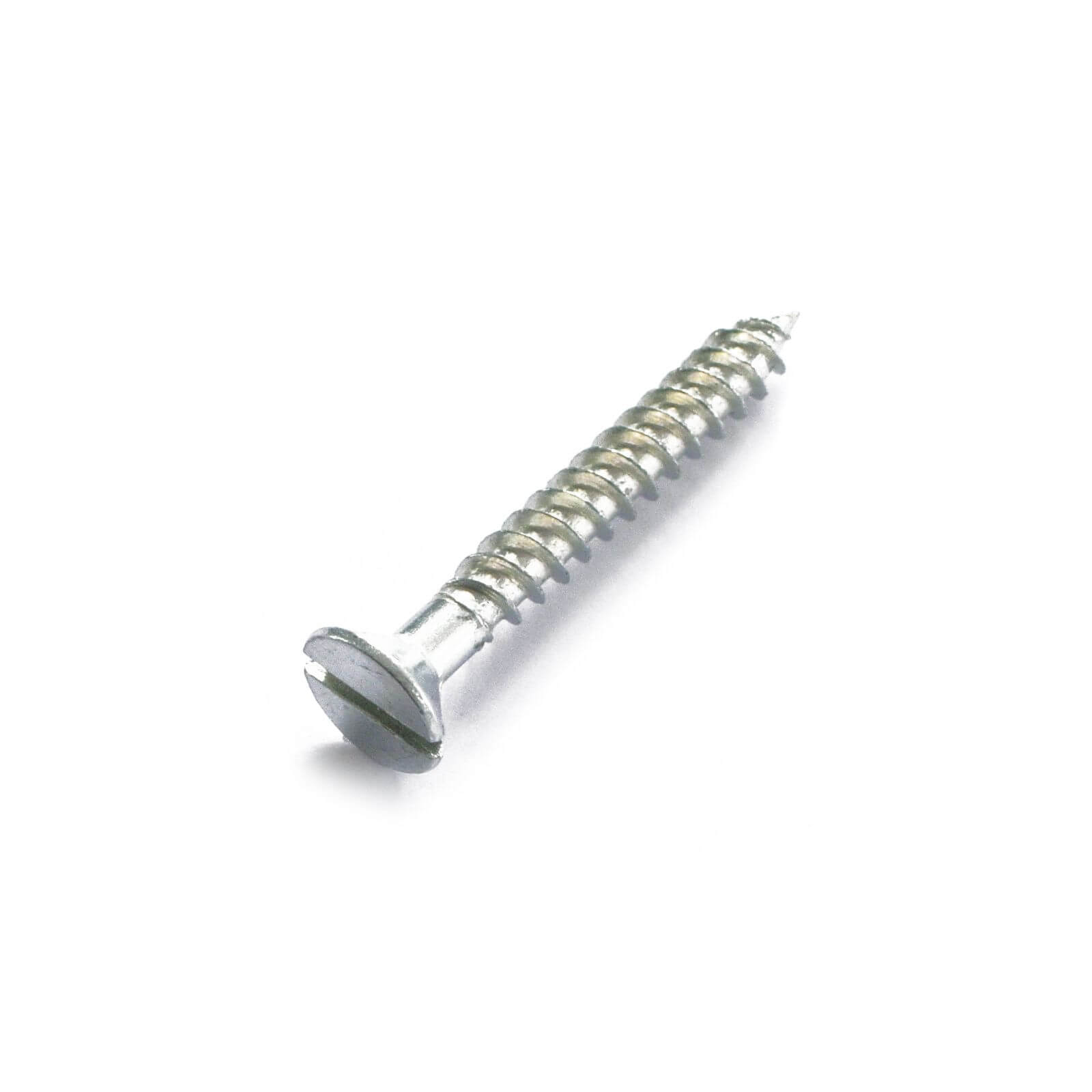 Wood Screw - Countersunk - Bright Zinc Plated - 4 x 30mm - 10 Pack