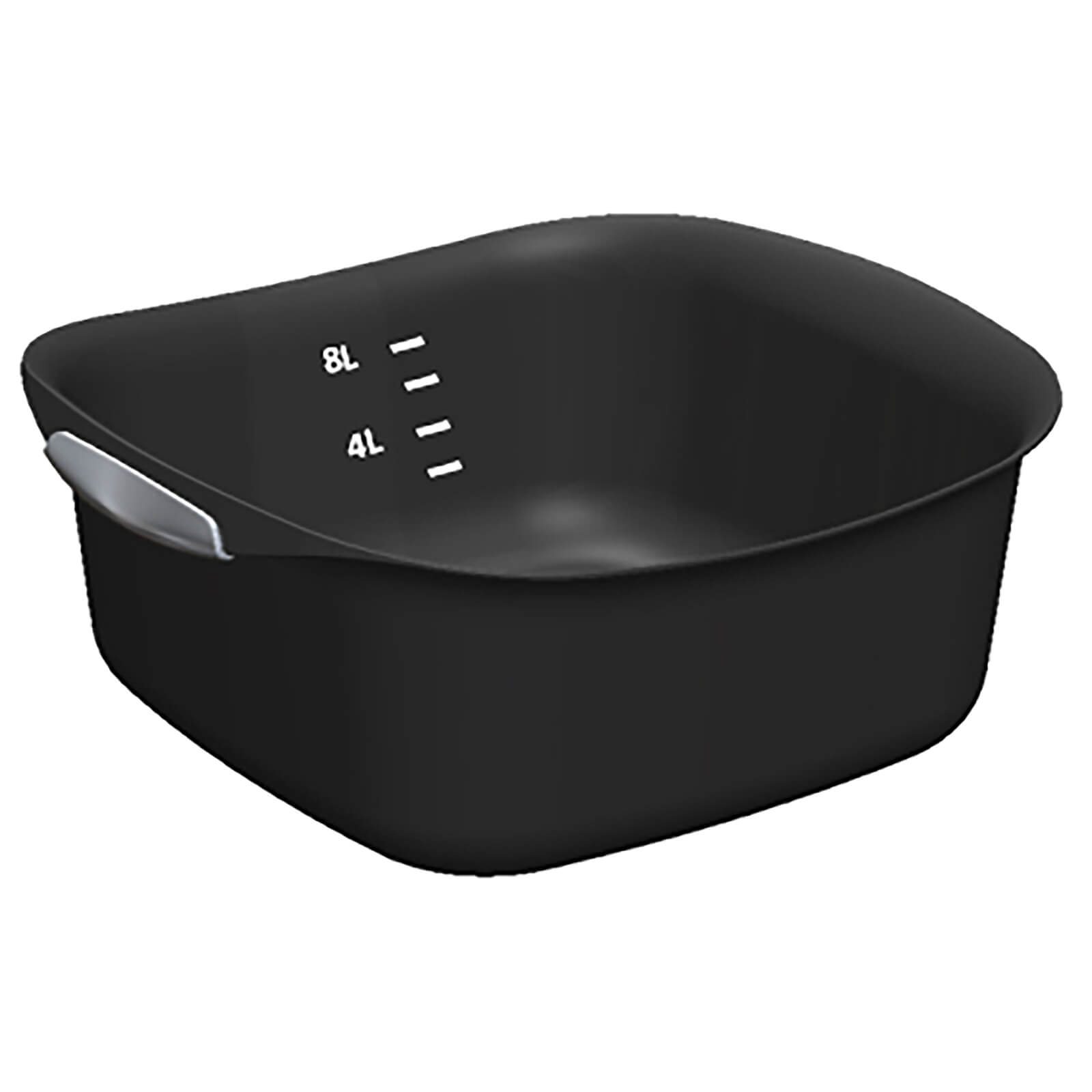 Curver Urban Plastic Rectangle Kitchen Bowl Black 8L