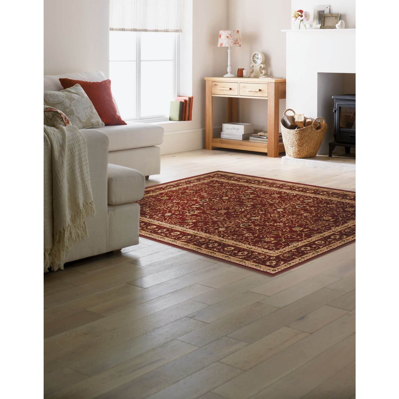 Heritage Traditional Rug Red - 120 x 170cm