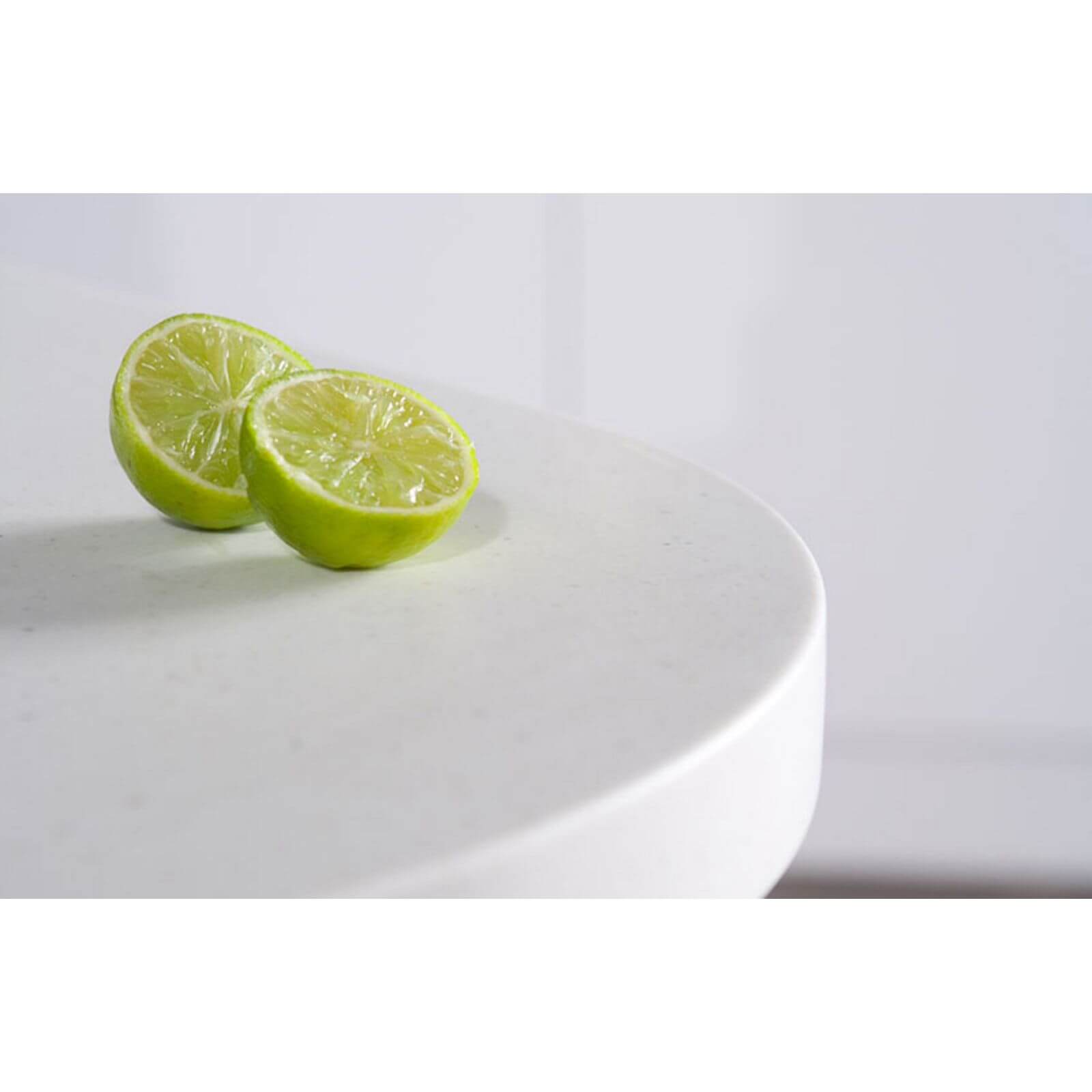Maia Calcite Kitchen Sink Worktop - Acrylic Right Hand Bowl - 3600 x 650 x 28mm